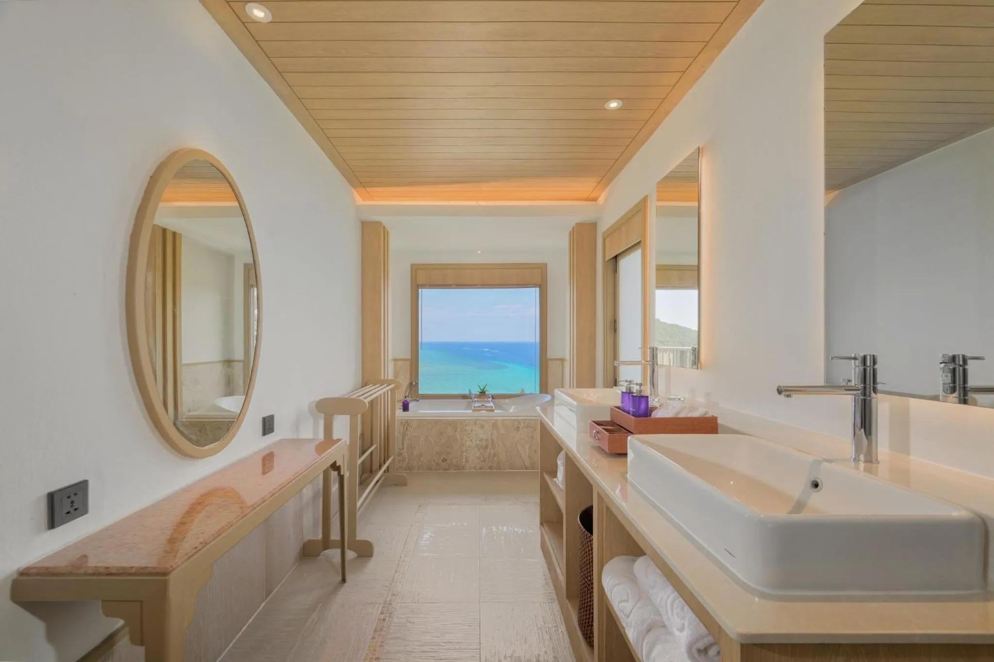 Bathroom, Bed in Centara Villas Phi Phi Island