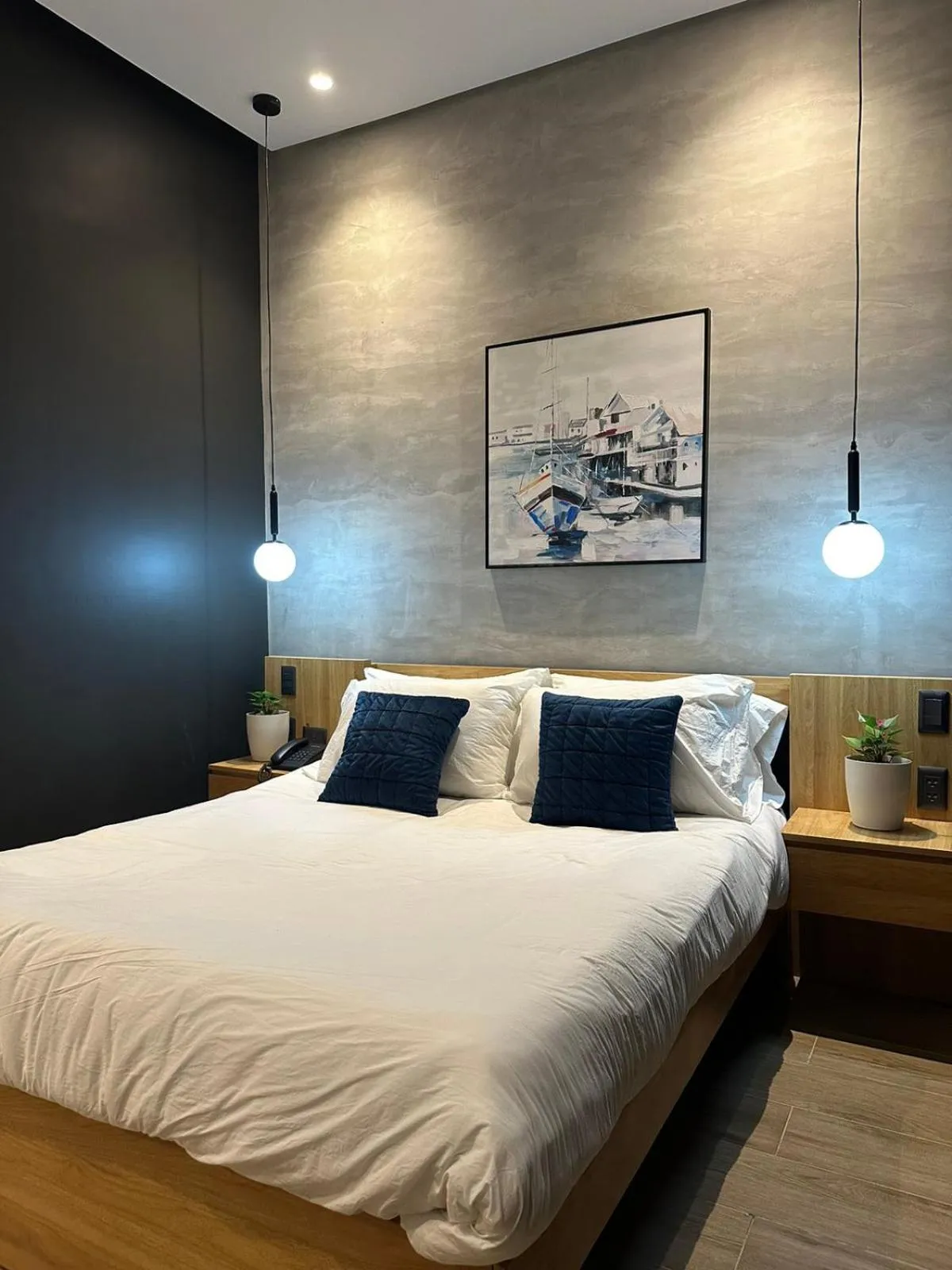 Bed in Caldwell Boutique Hotel