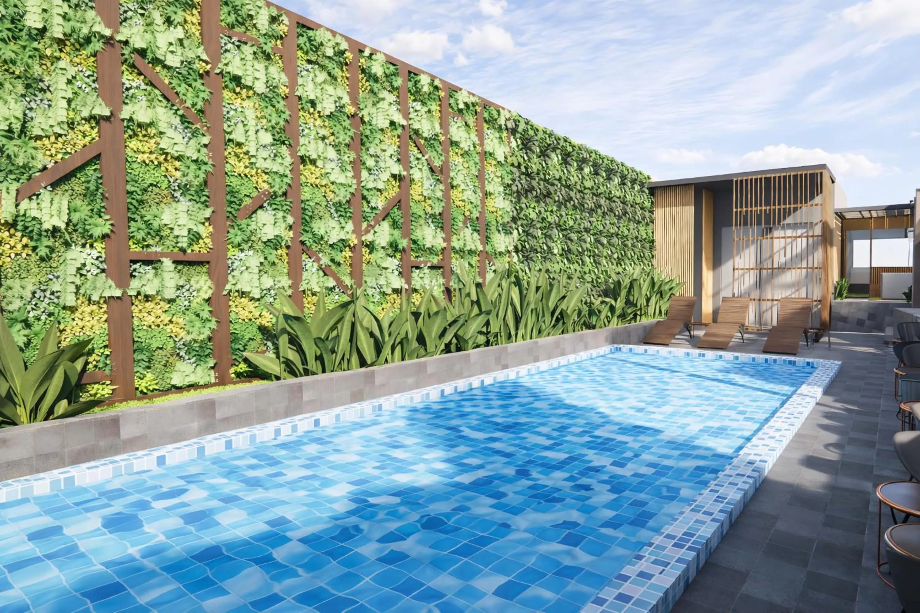 Swimming pool in Mercure Jakarta Grogol