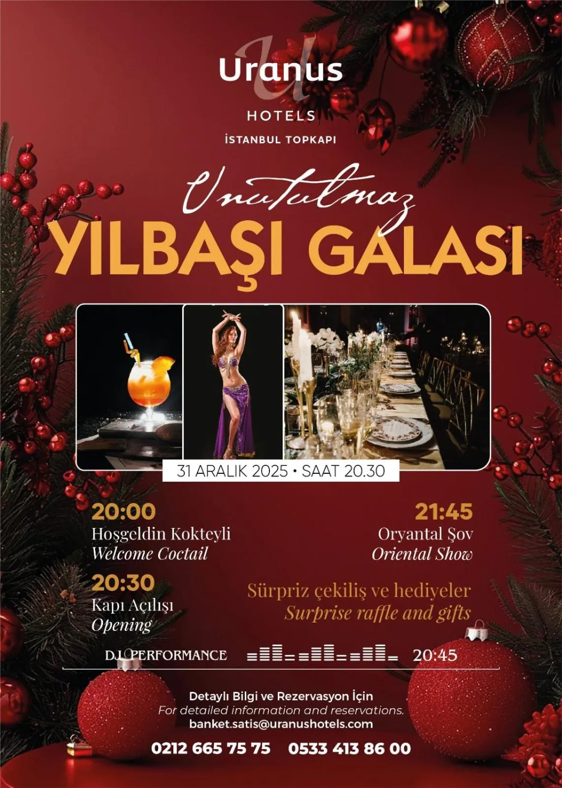 Entertainment in Uranus Istanbul Topkapi