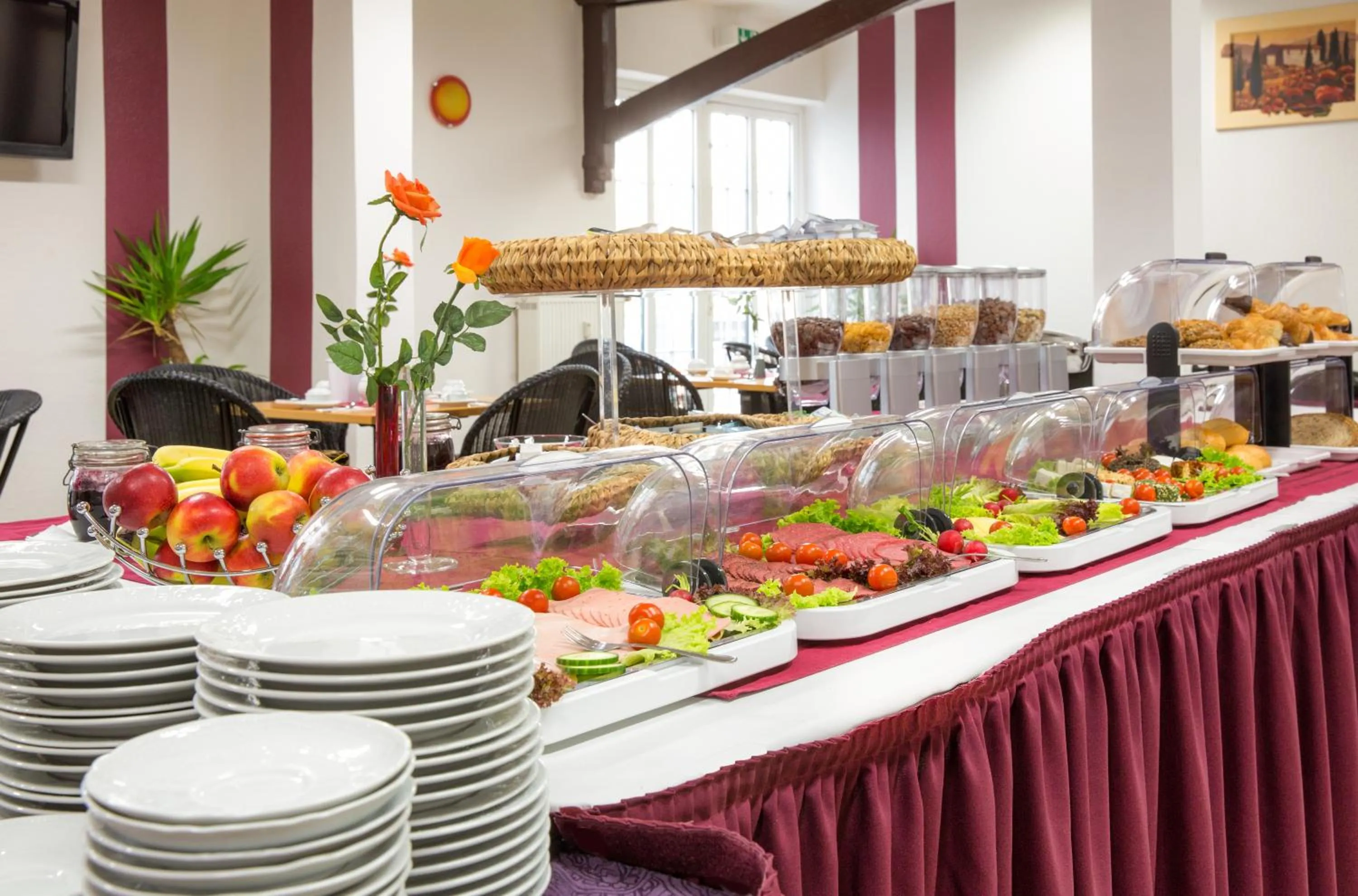 Restaurant/places to eat in Hotel Alte Fabrik