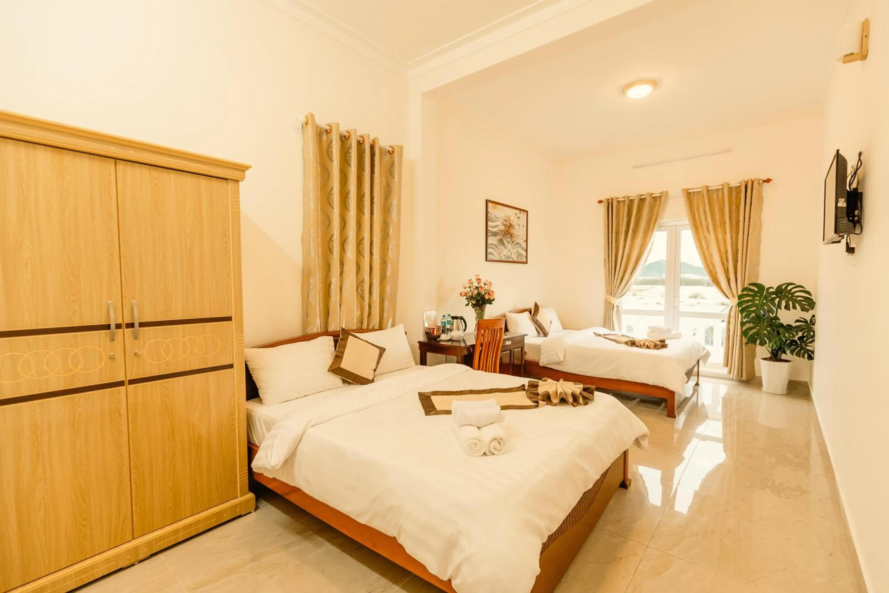 Bed in Lê Mùi Hotel - Apartment