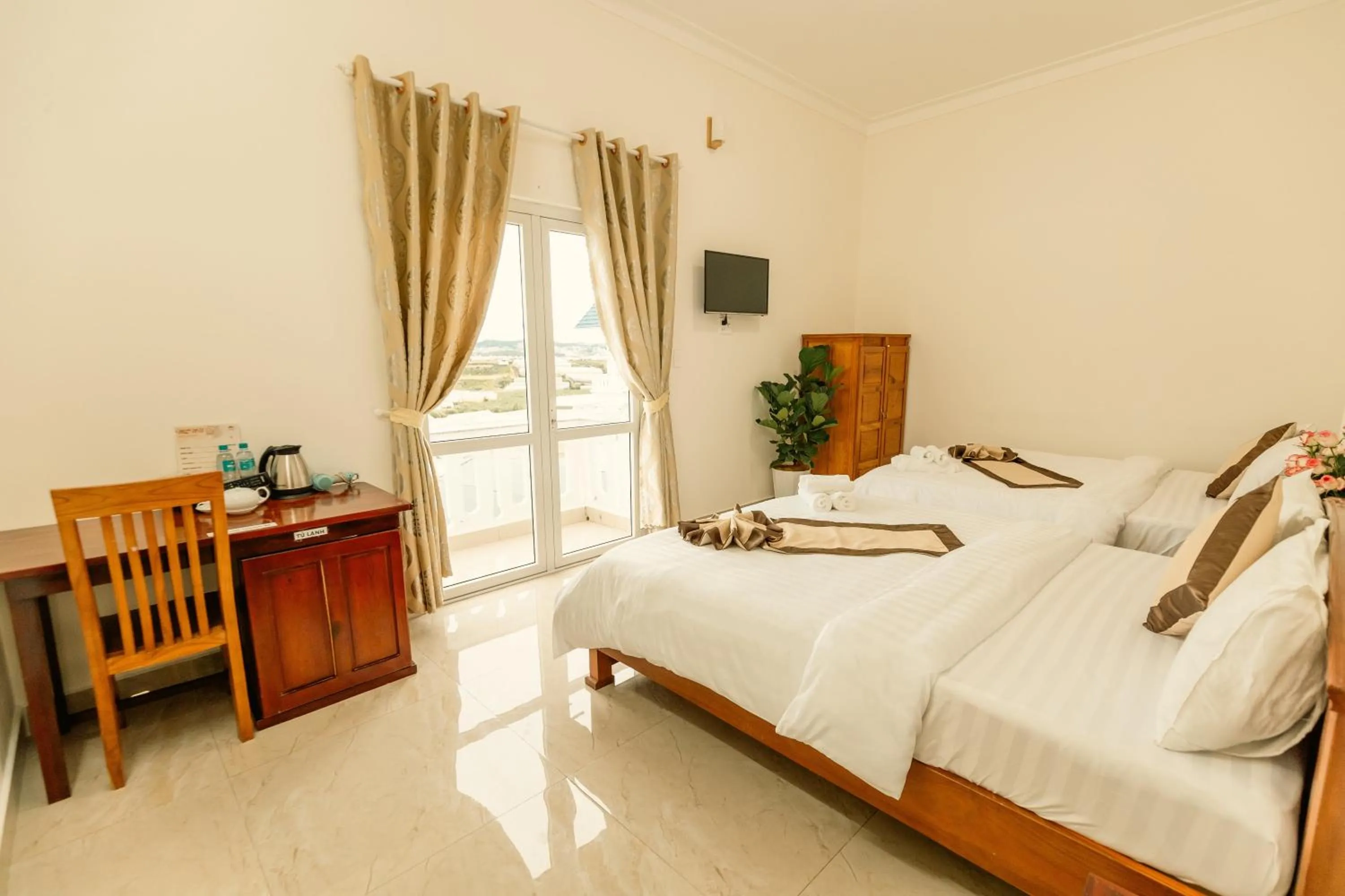 Bed in Lê Mùi Hotel - Apartment