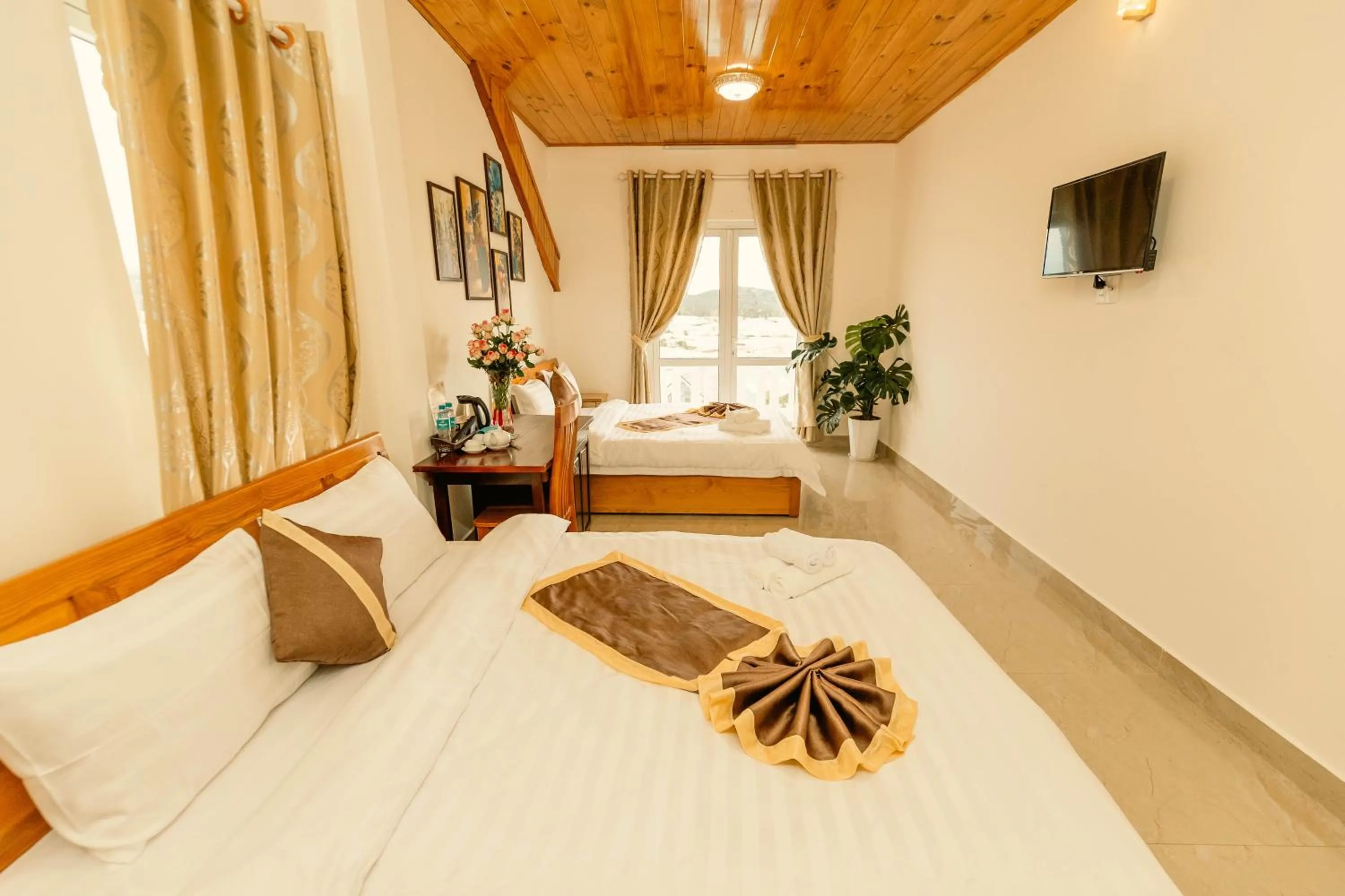 Bed in Lê Mùi Hotel - Apartment