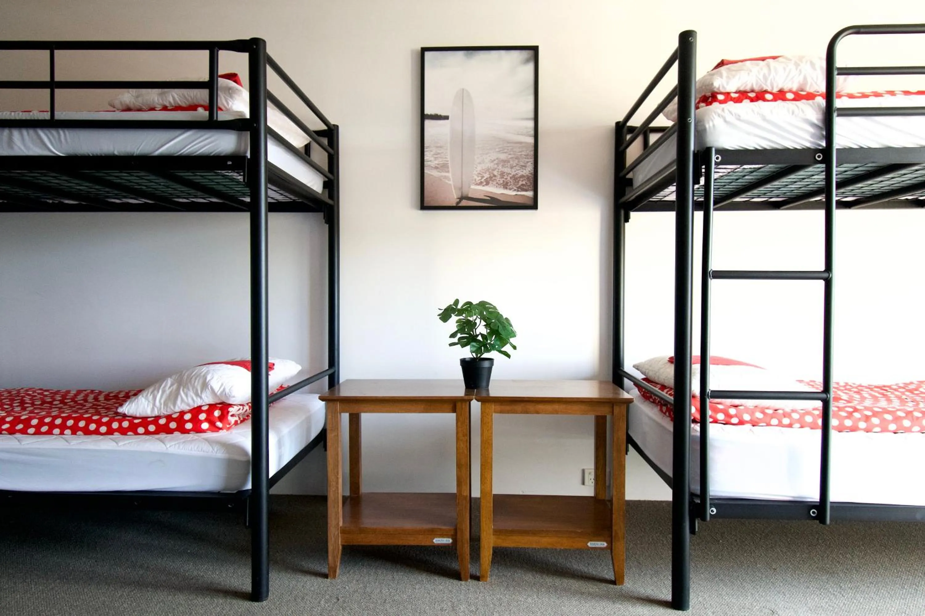 Bed in Sow and Piglets Guesthouse