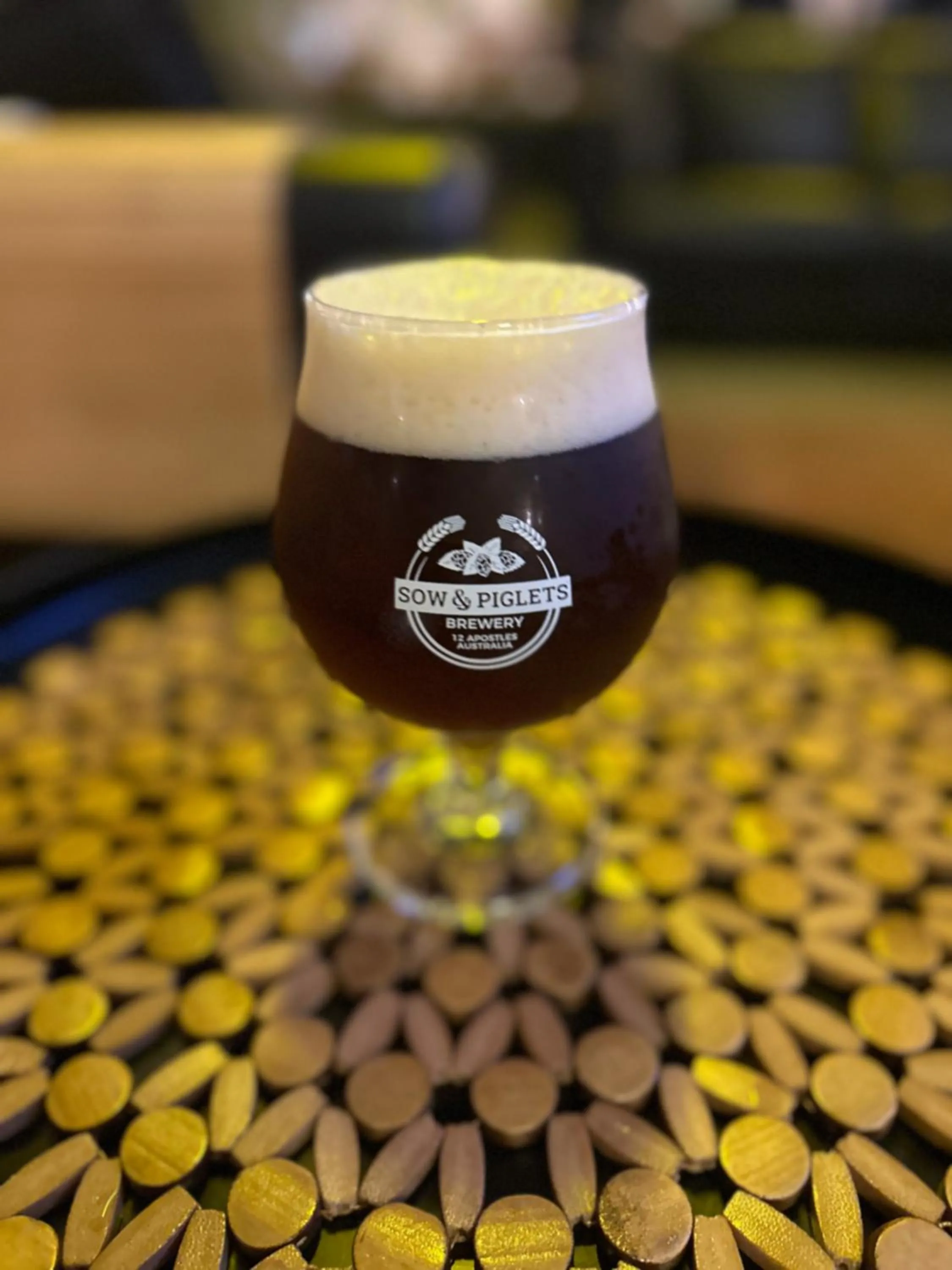 Drinks in Sow and Piglets Guesthouse