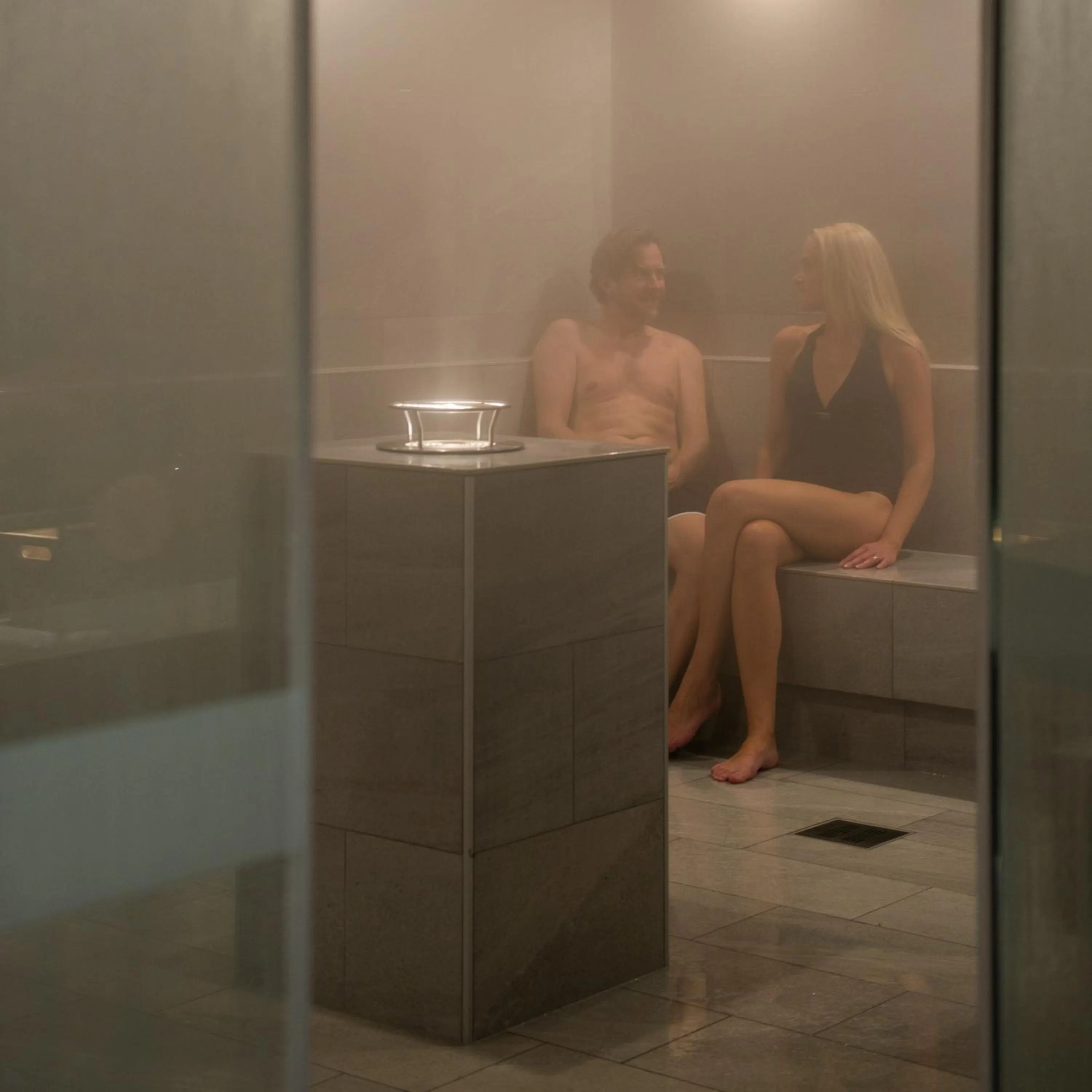 Steam room in Frösö Park Hotel