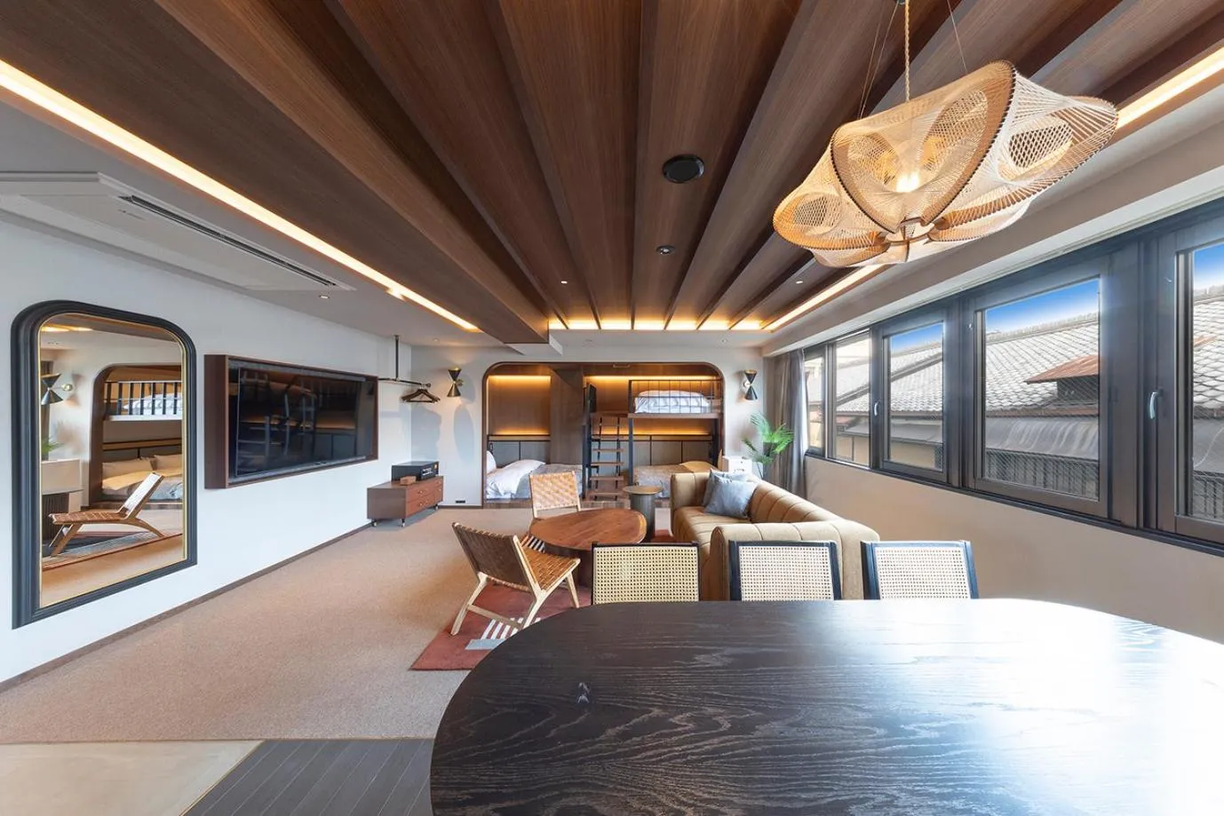 Living room in STITCH HOTEL Kyoto