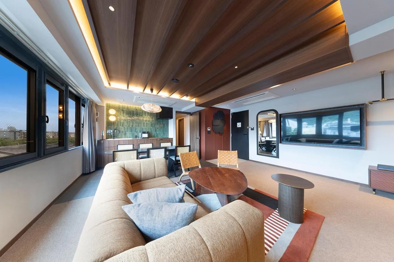 Photo of the whole room in STITCH HOTEL Kyoto