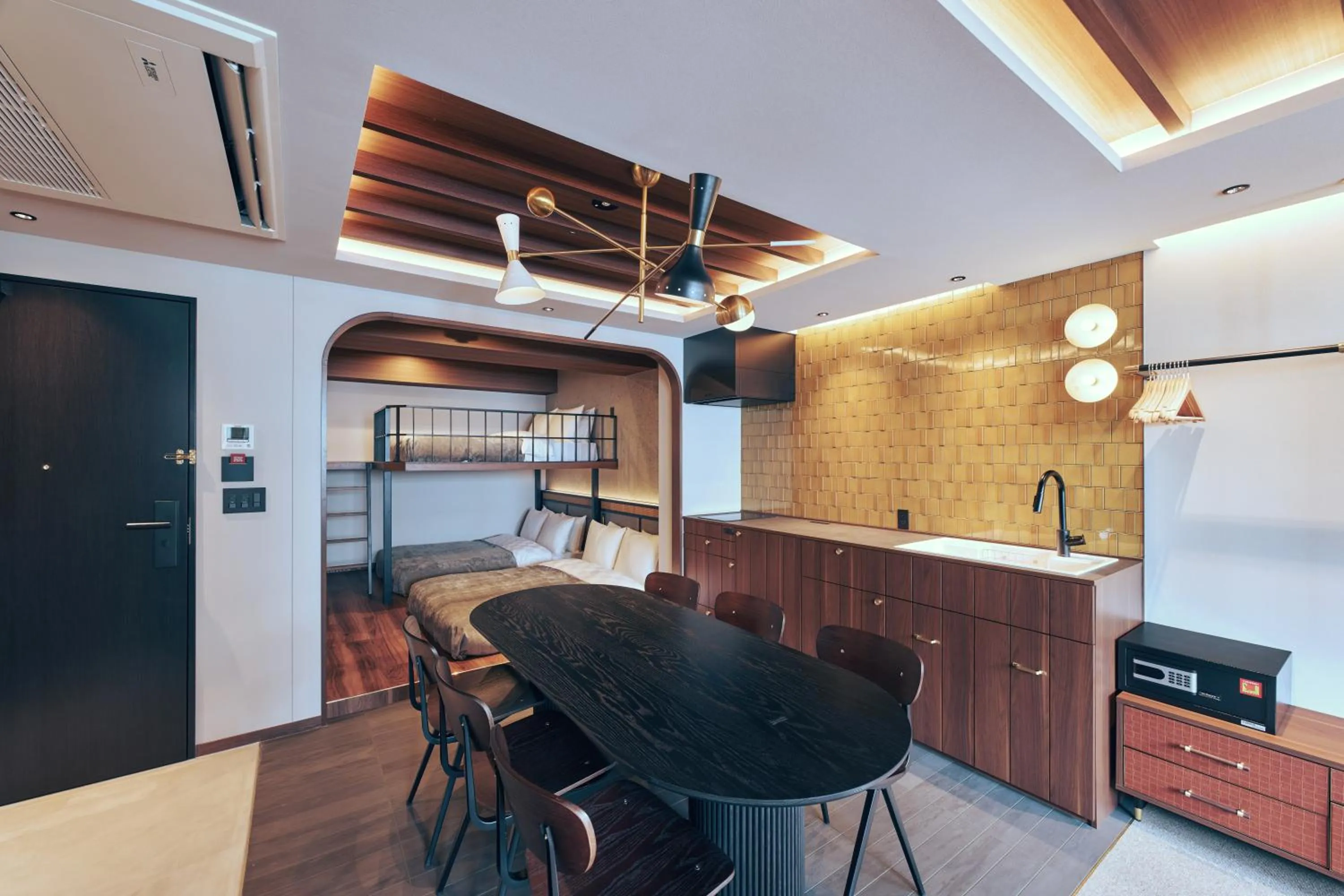 Photo of the whole room in STITCH HOTEL Kyoto