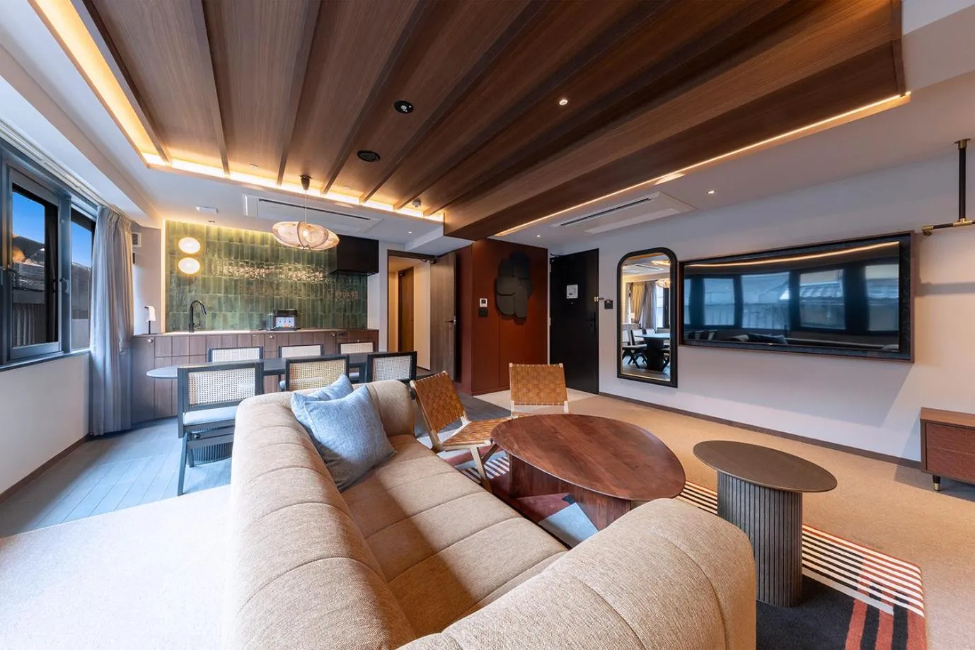 Photo of the whole room in STITCH HOTEL Kyoto