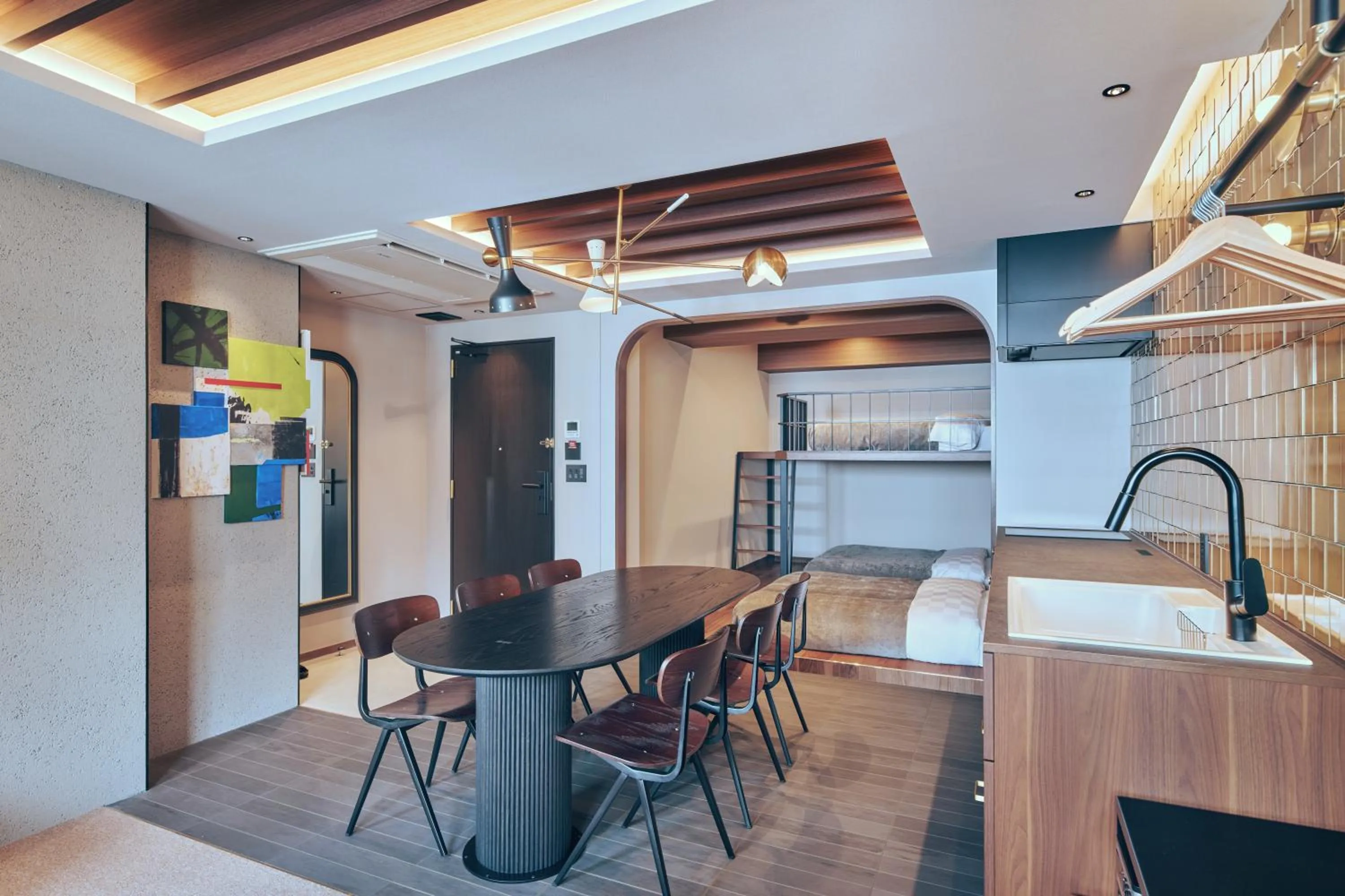 Photo of the whole room in STITCH HOTEL Kyoto