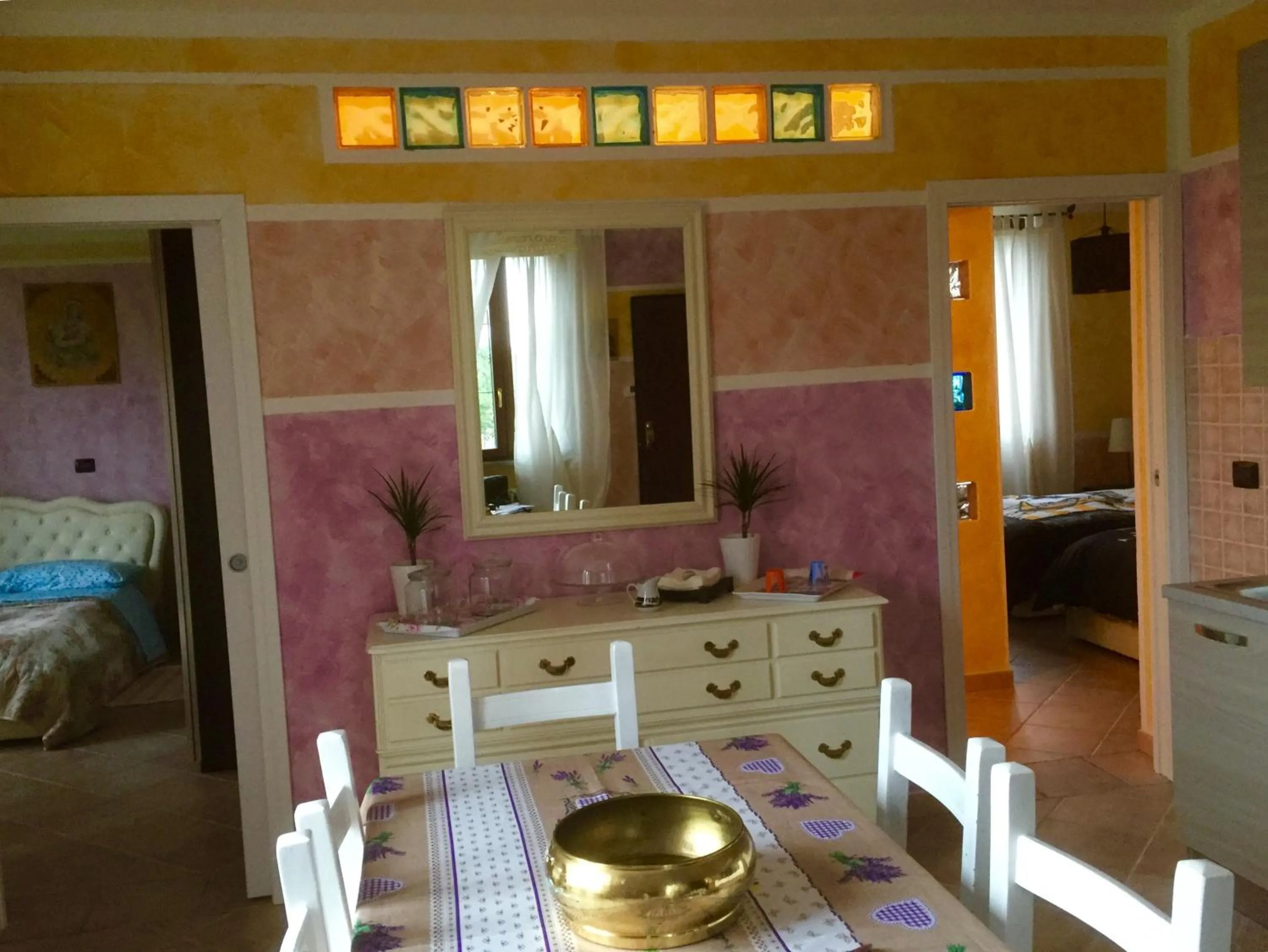 Communal kitchen, Bed in B&B San Giorgio