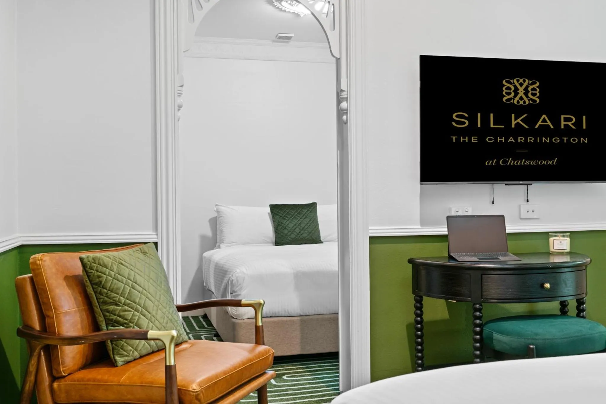 Bedroom, Bed in Silkari The Charrington at Chatswood