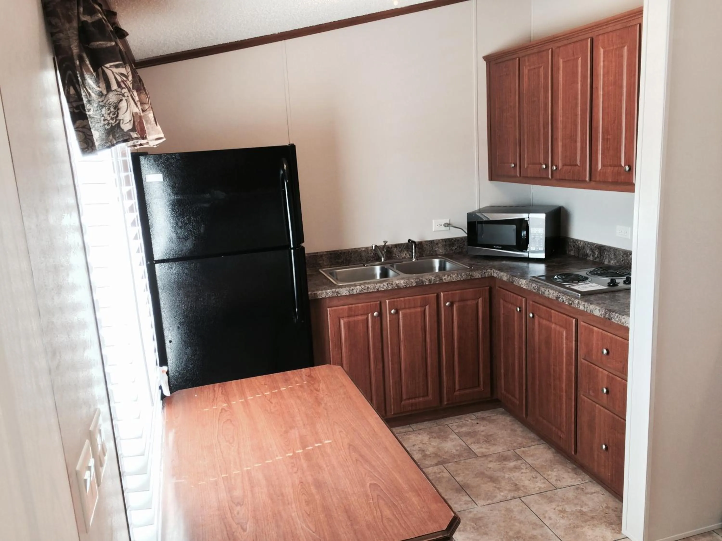 Kitchen or kitchenette in Oasis Lodge