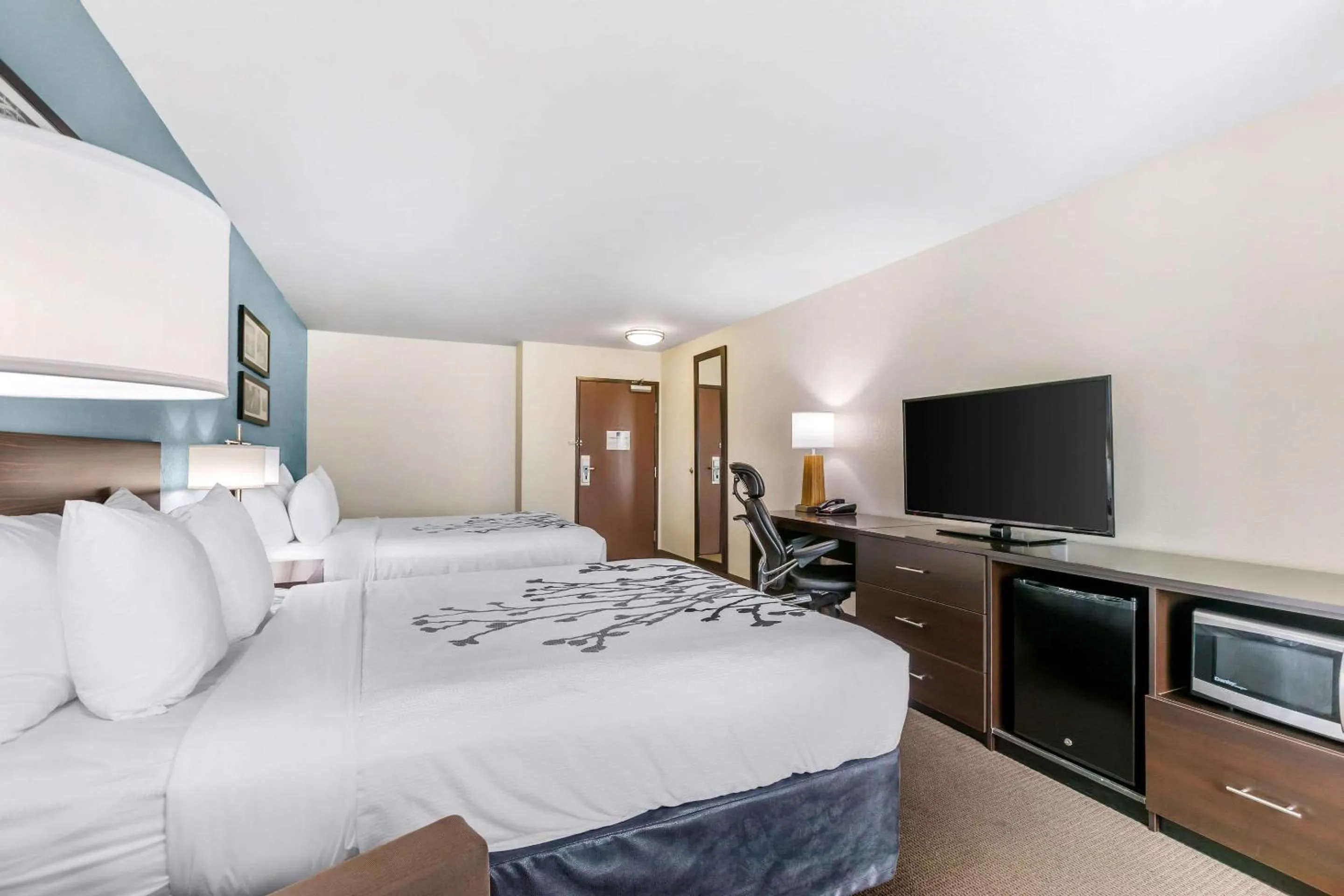 Photo of the whole room, Bed in Sleep Inn & Suites Ames near ISU Campus