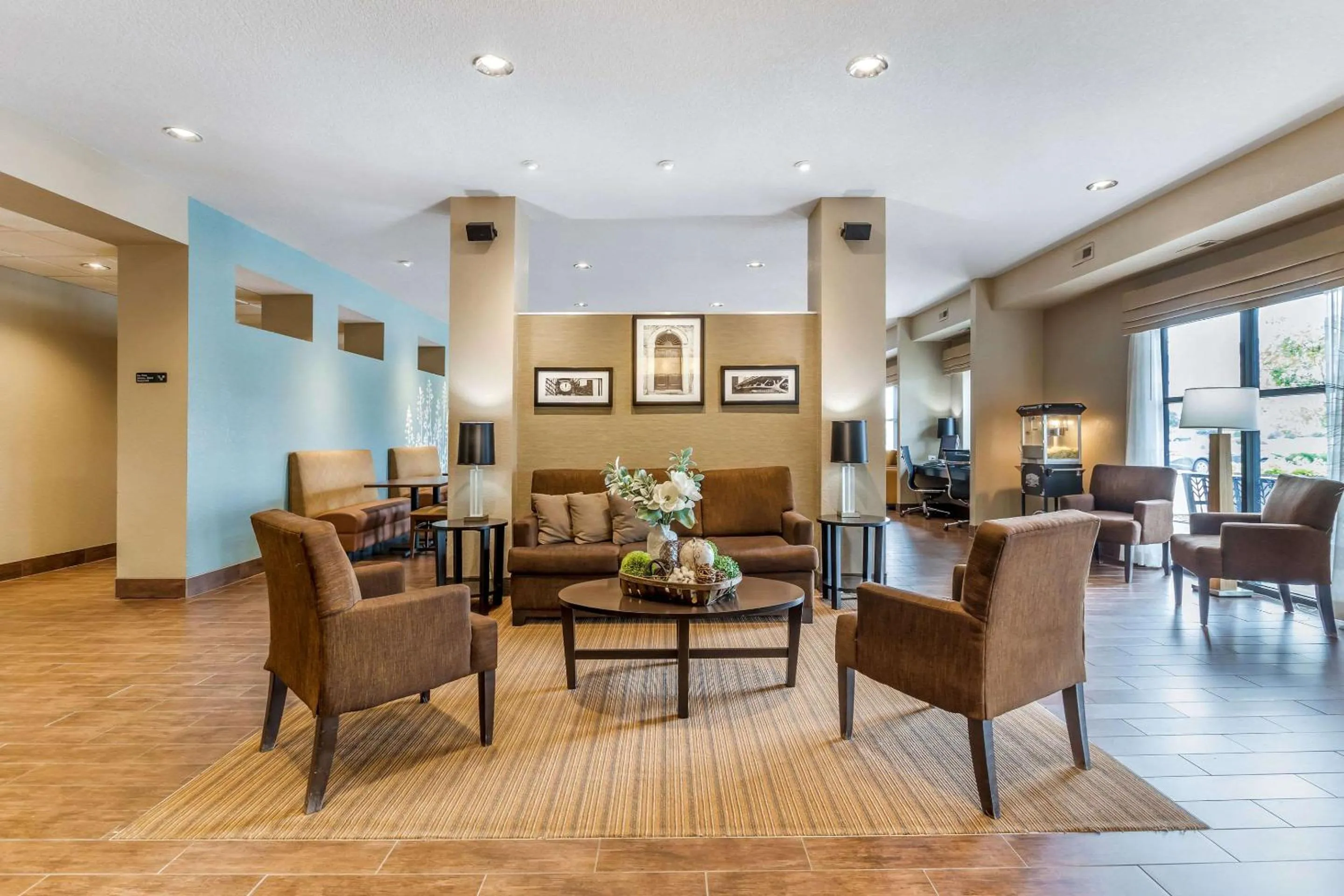 Lobby or reception in Sleep Inn & Suites Ames near ISU Campus