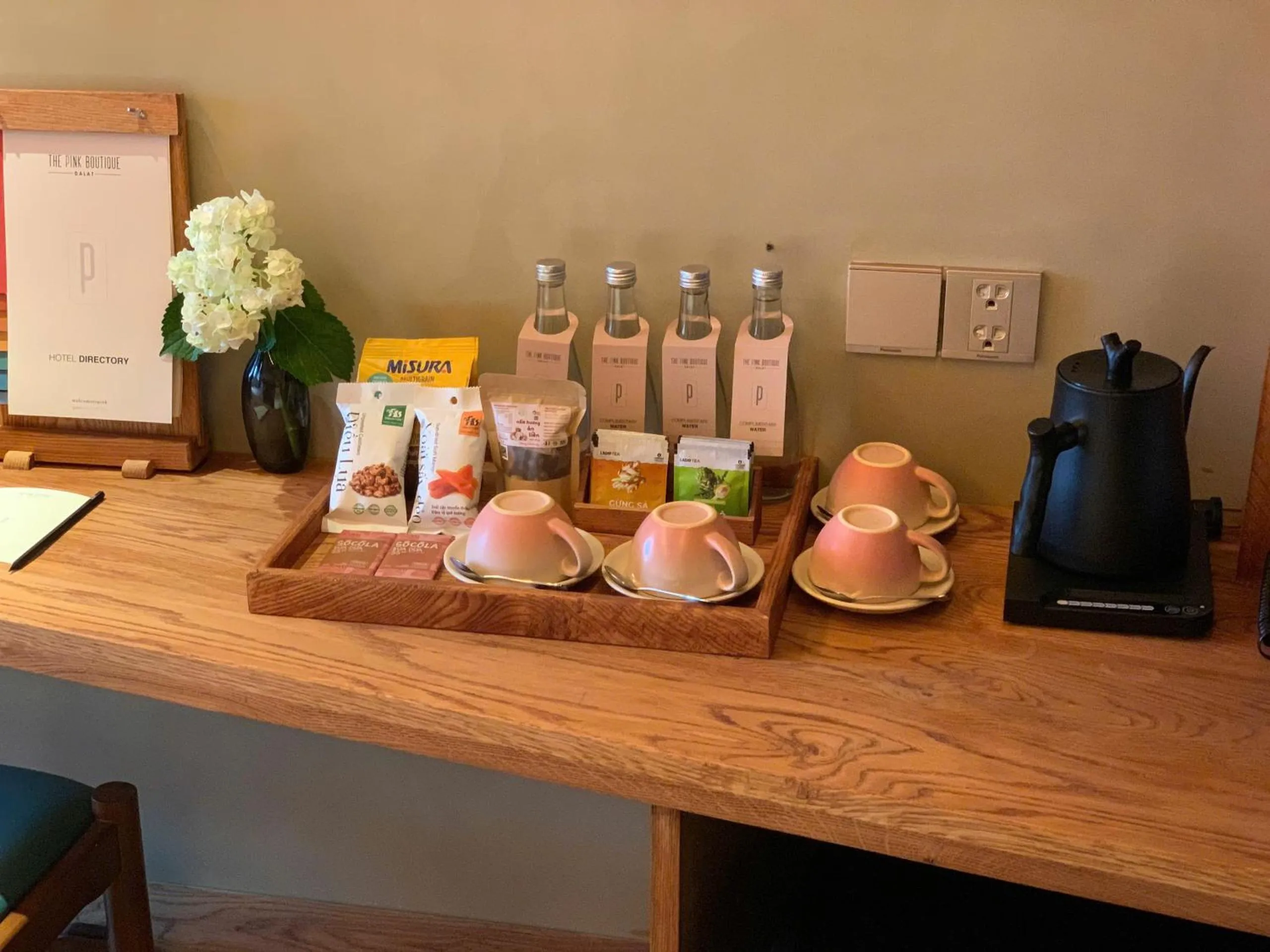 minibar in The Pink Boutique Hotel