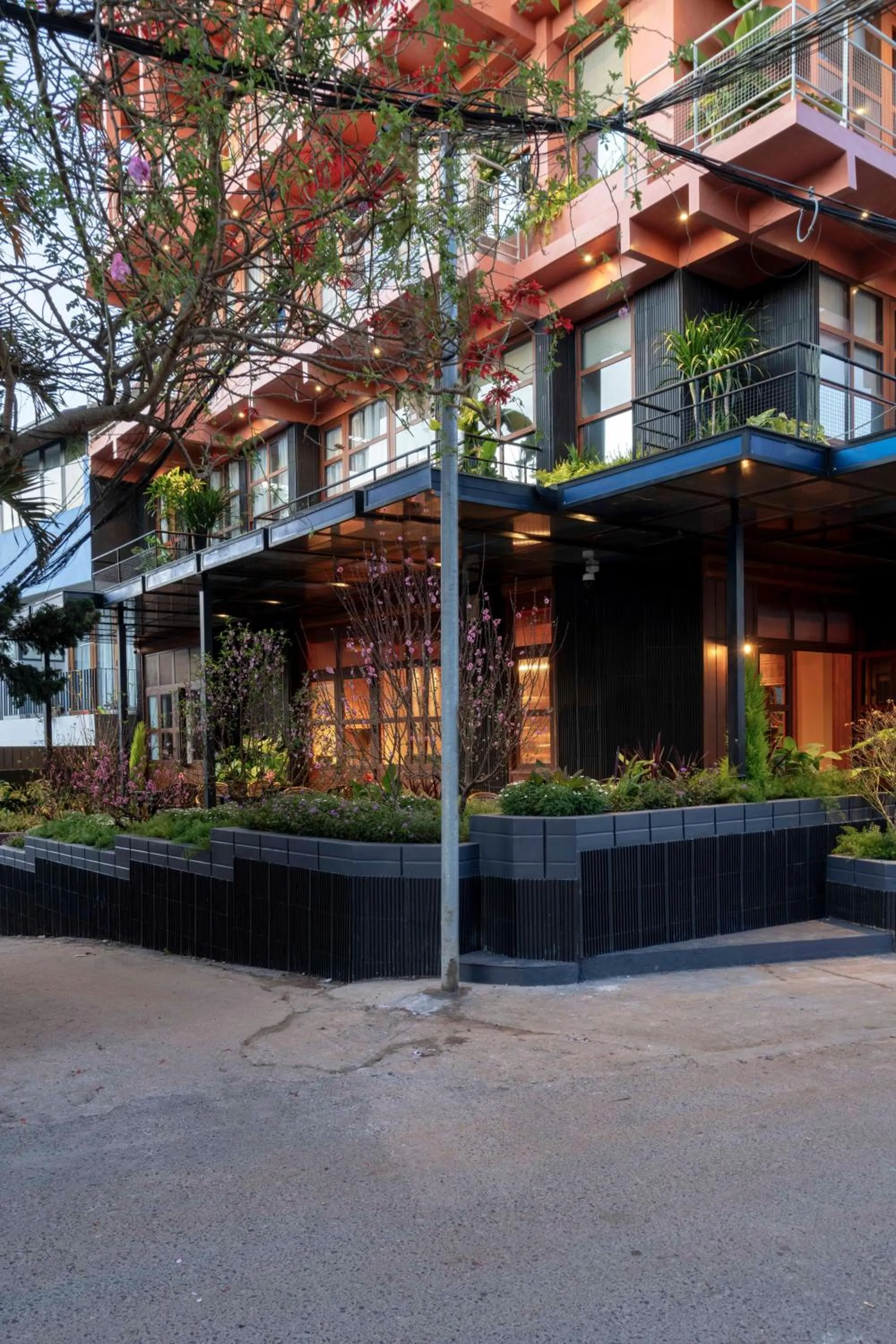 Property building in The Pink Boutique Hotel