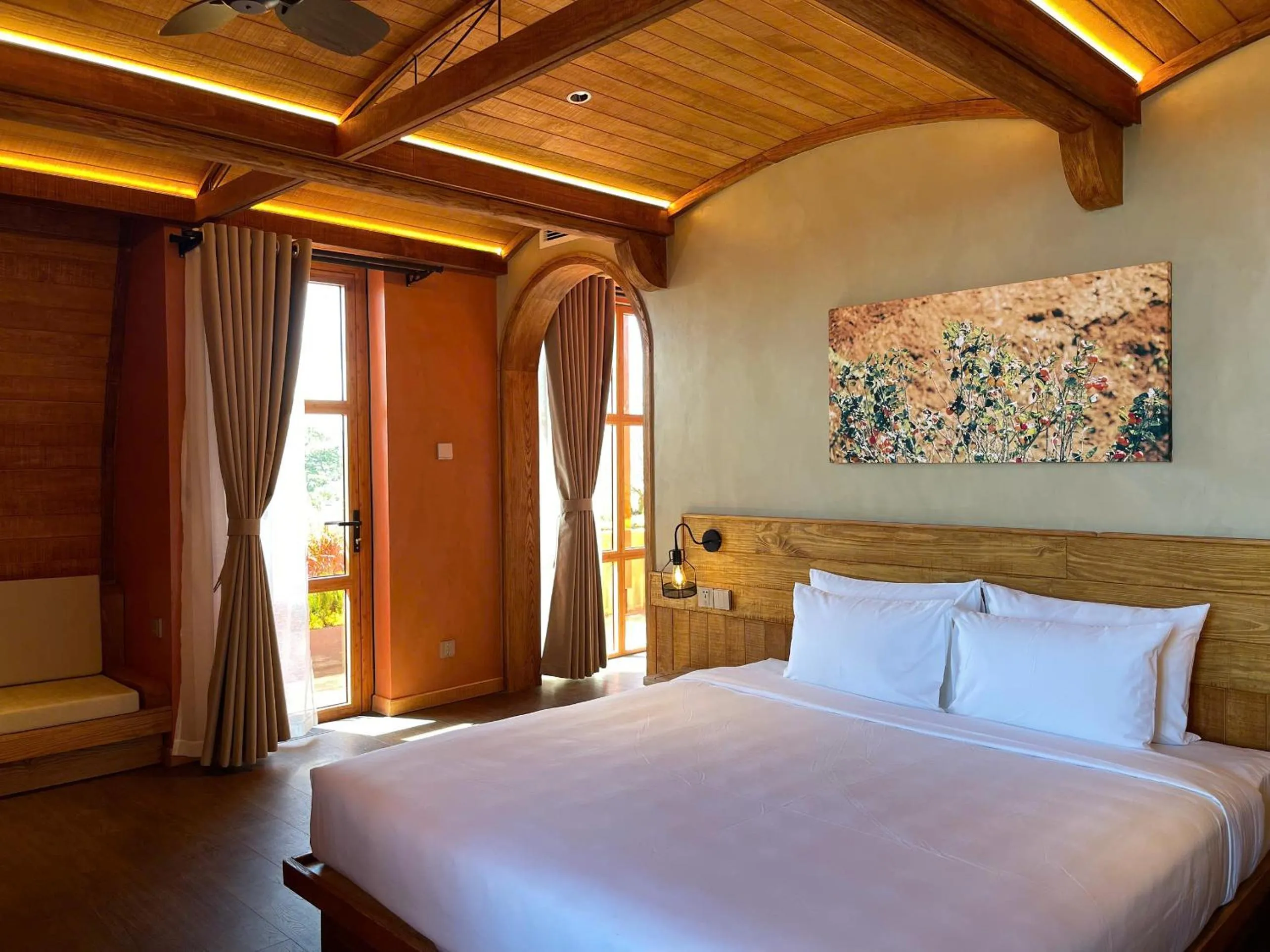 Bed in The Pink Boutique Hotel