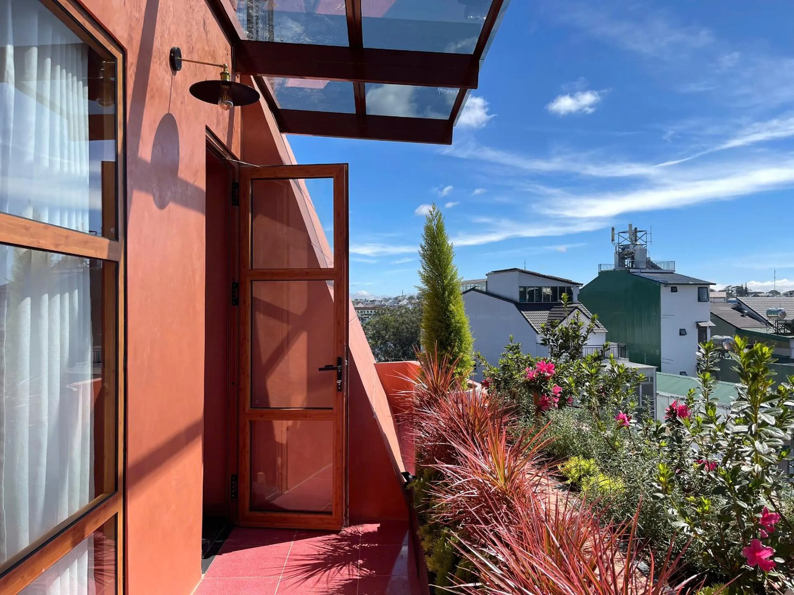 Balcony/Terrace in The Pink Boutique Hotel