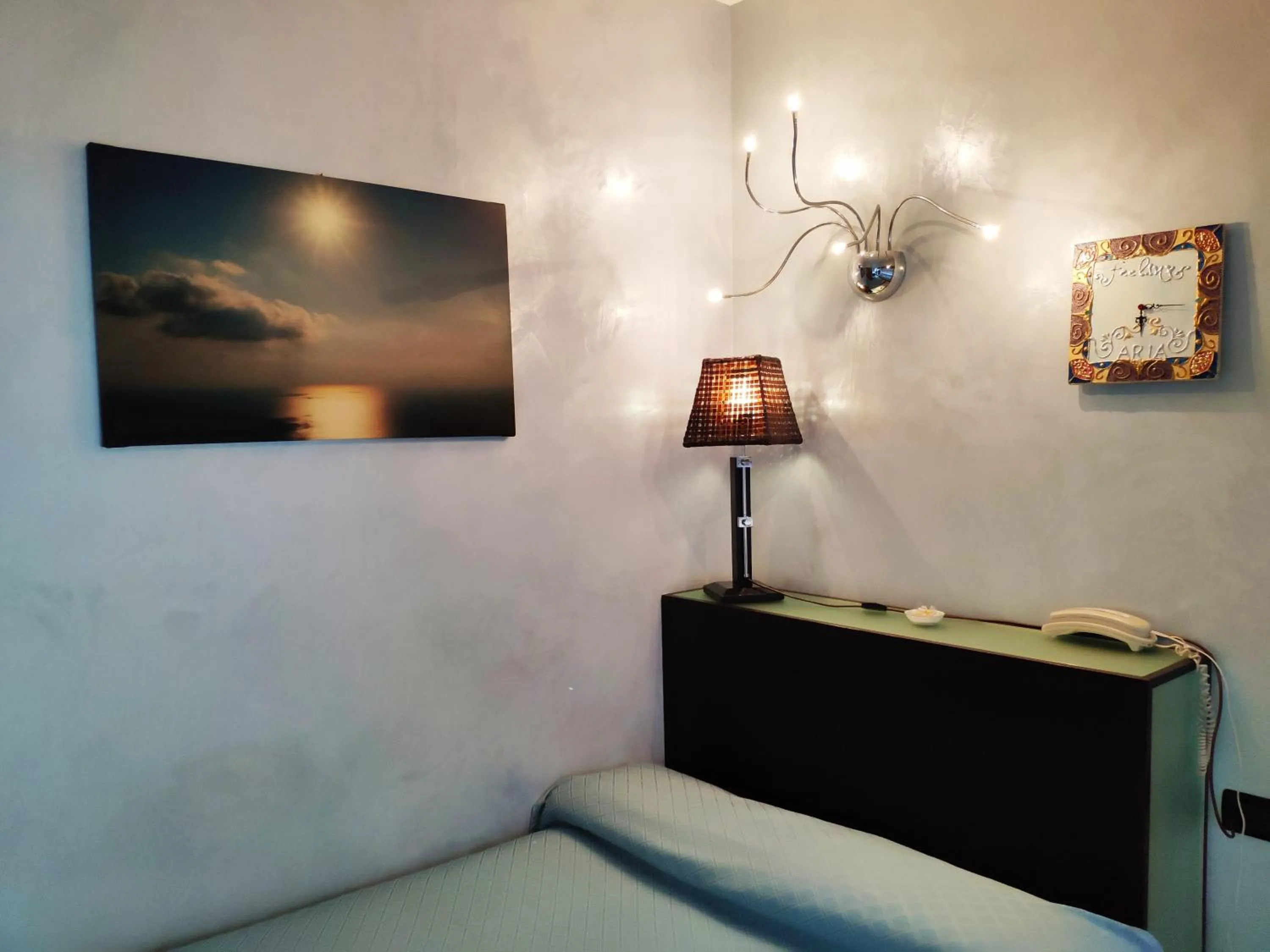 Decorative detail, Bed in Hotel Feel Inn Venice Airport