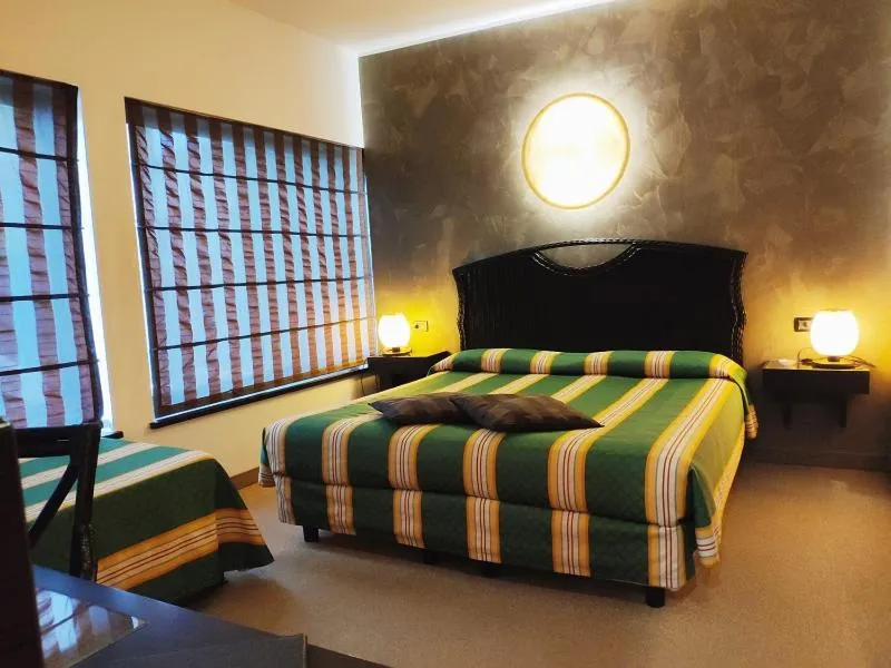 Photo of the whole room, Bed in Hotel Feel Inn Venice Airport