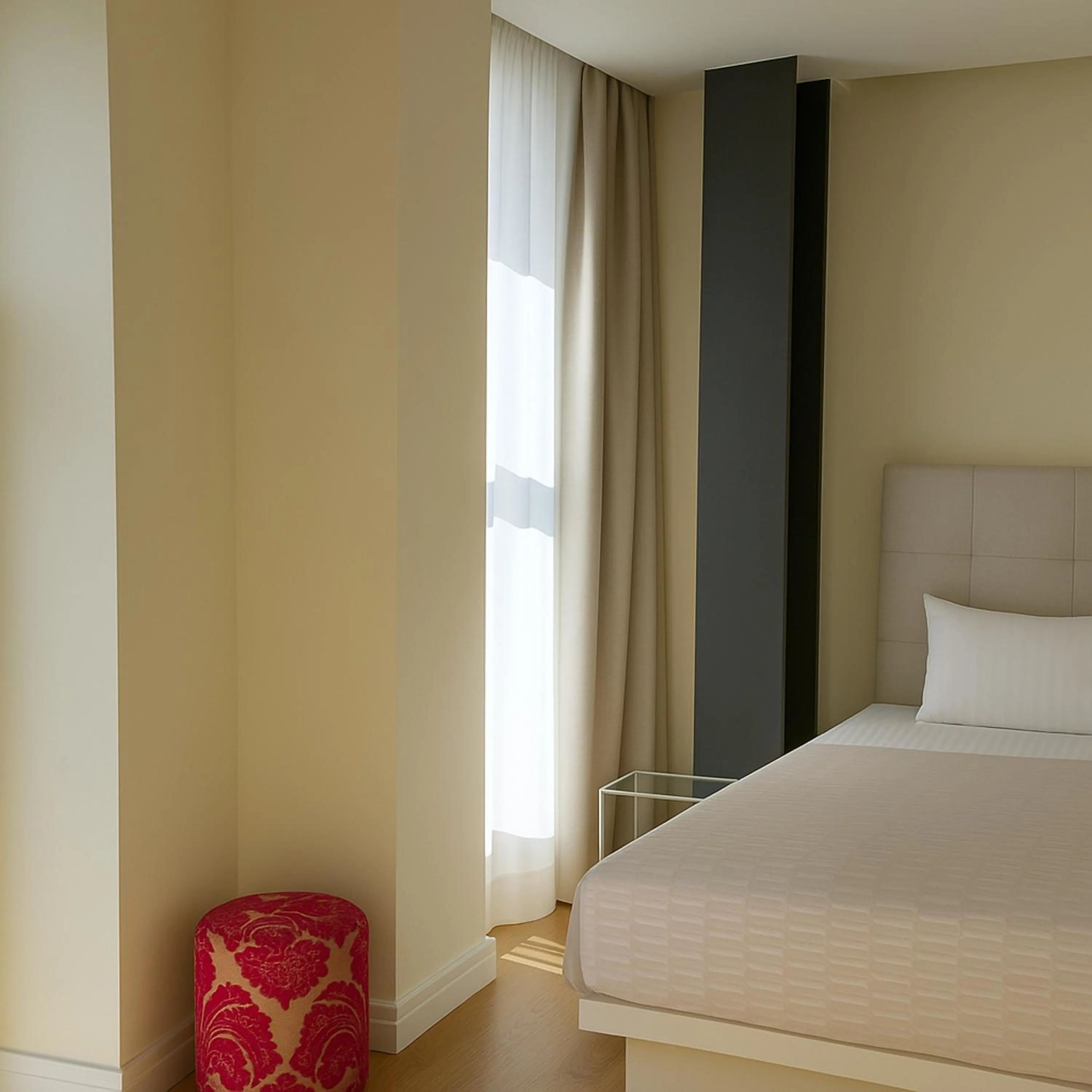 Bed in Elite Patras Suites