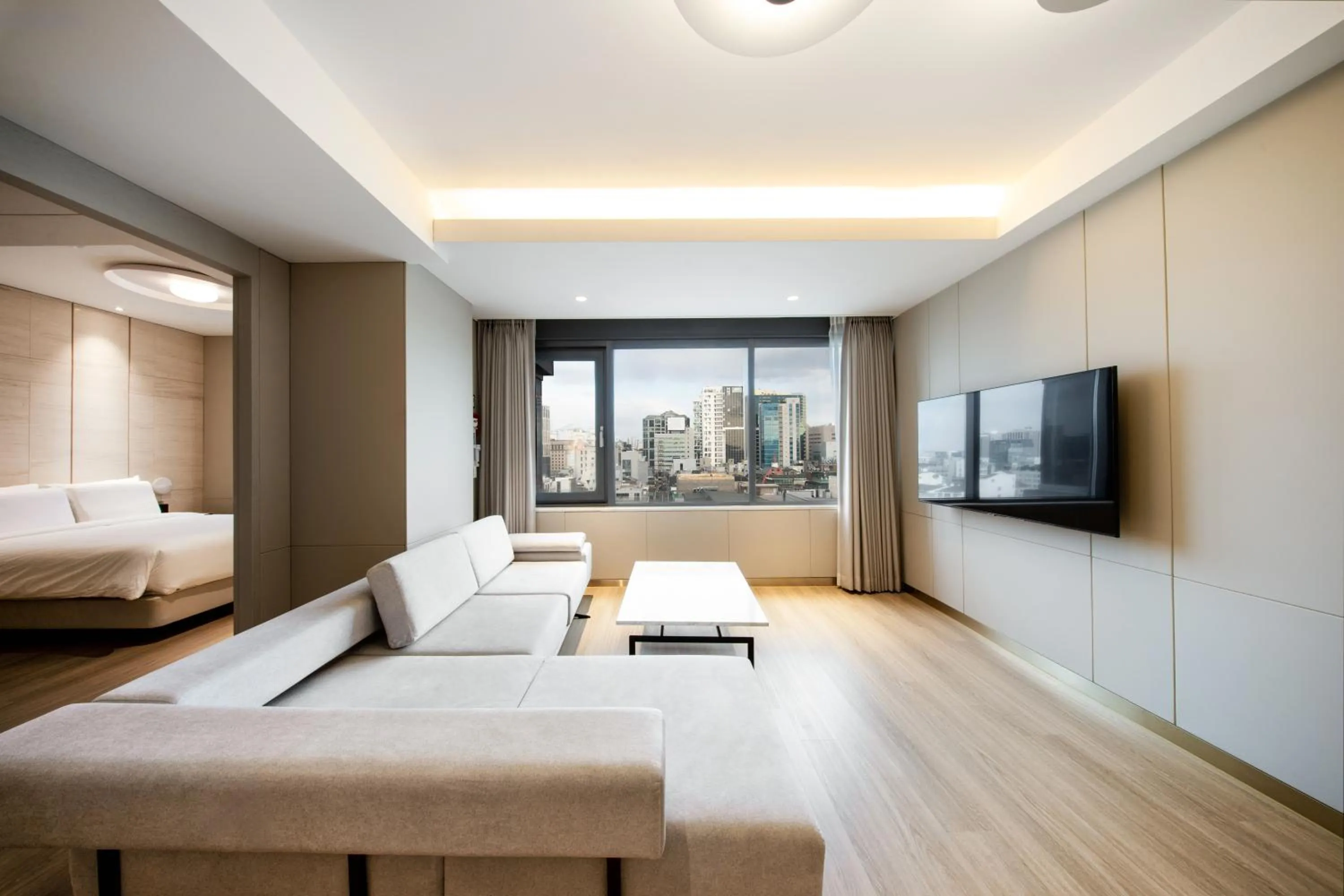 TV and multimedia, Bed in Eliena Hotel Seoul Gangnam