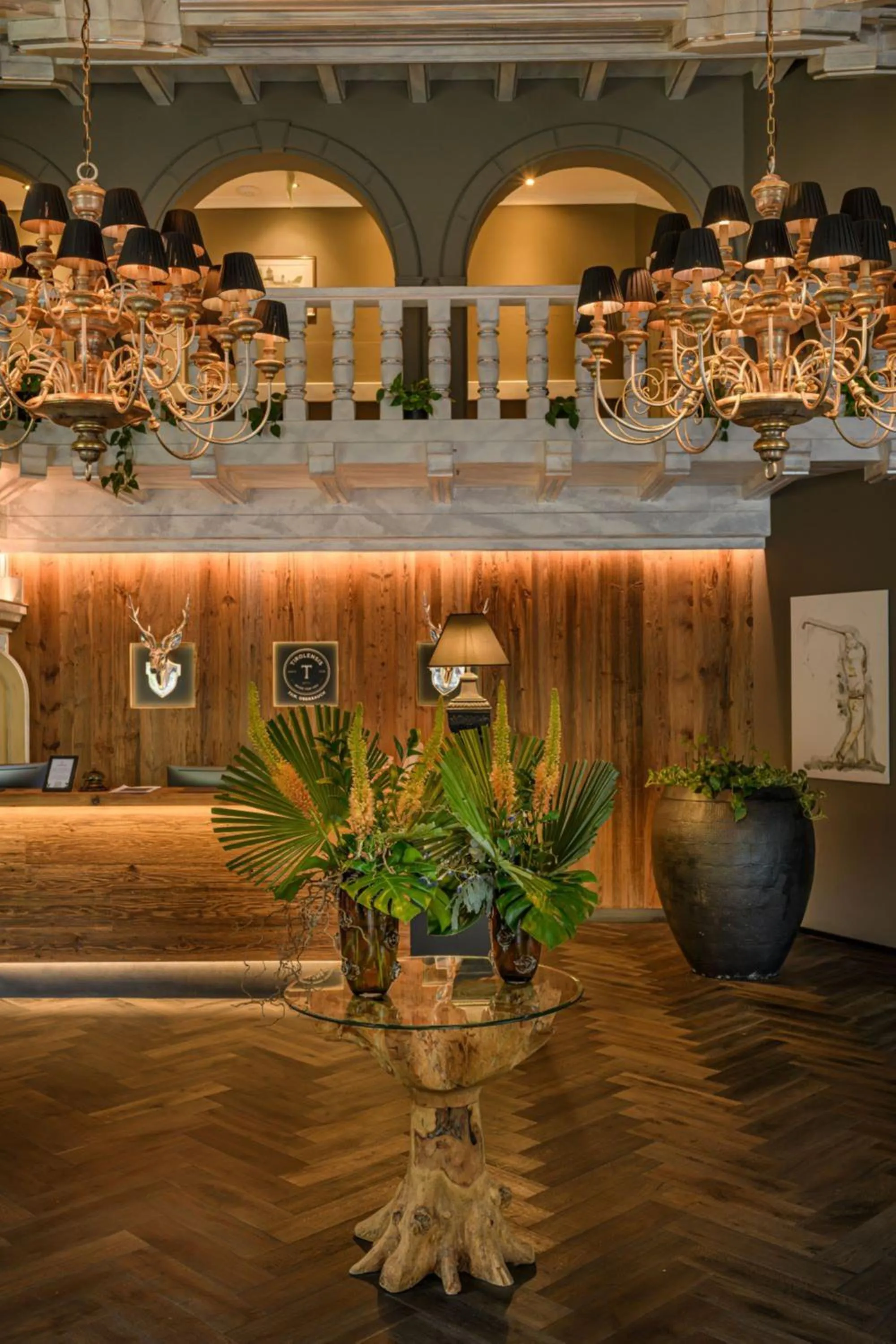 Lobby or reception in Tirolensis - Luxury All Inclusive