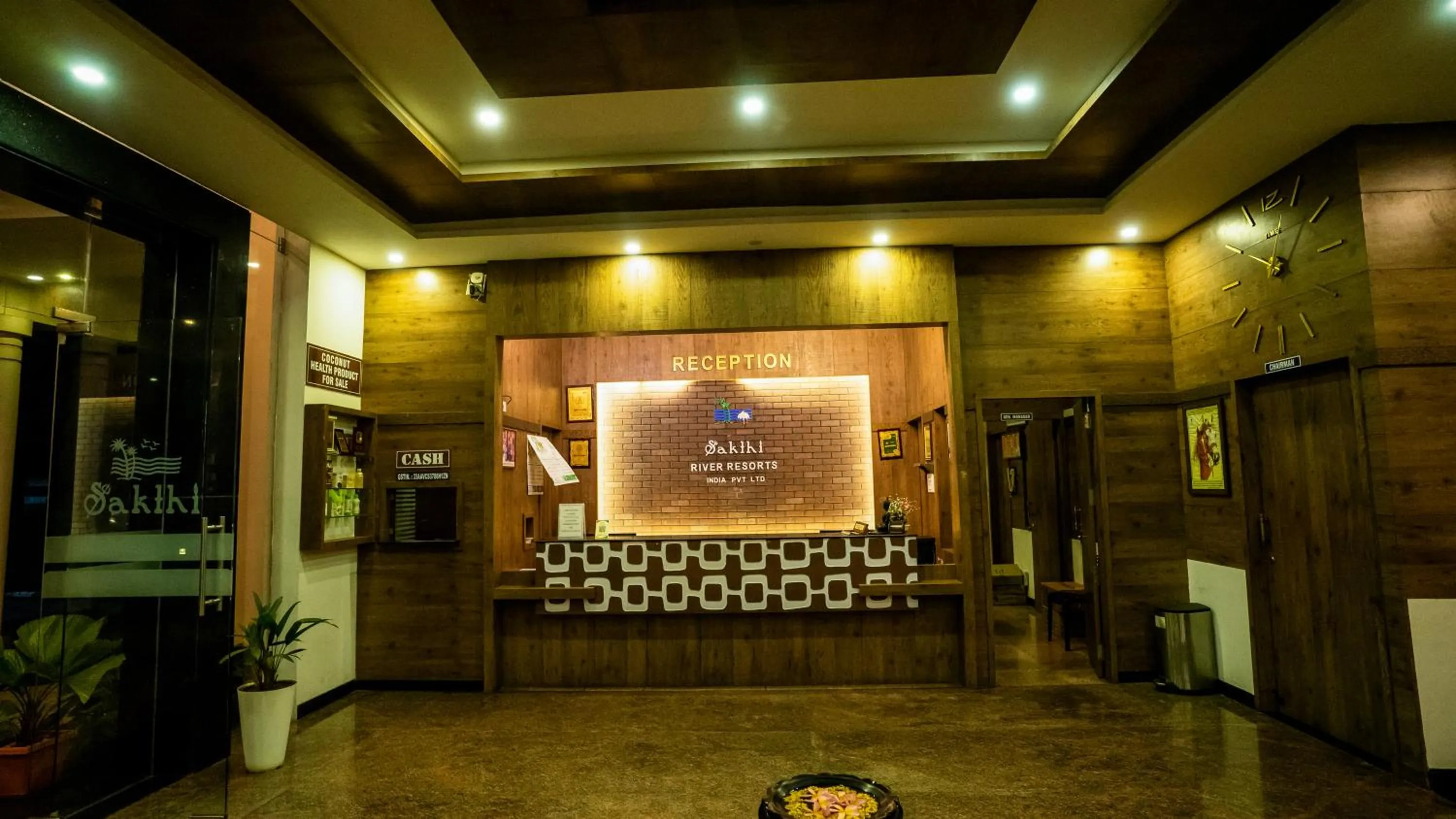 Lobby or reception in Sakthi River Resort
