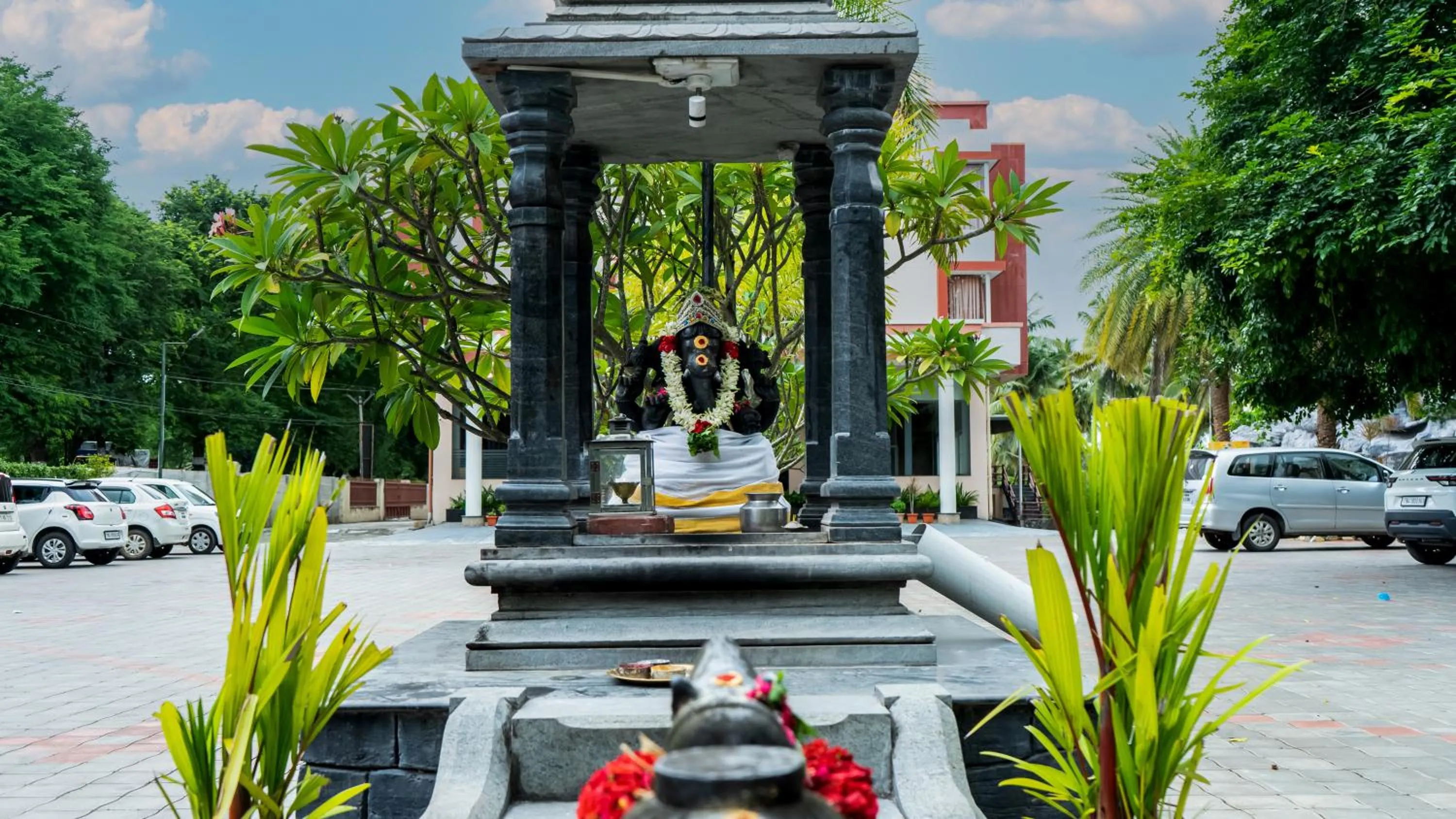 Facade/entrance in Sakthi River Resort