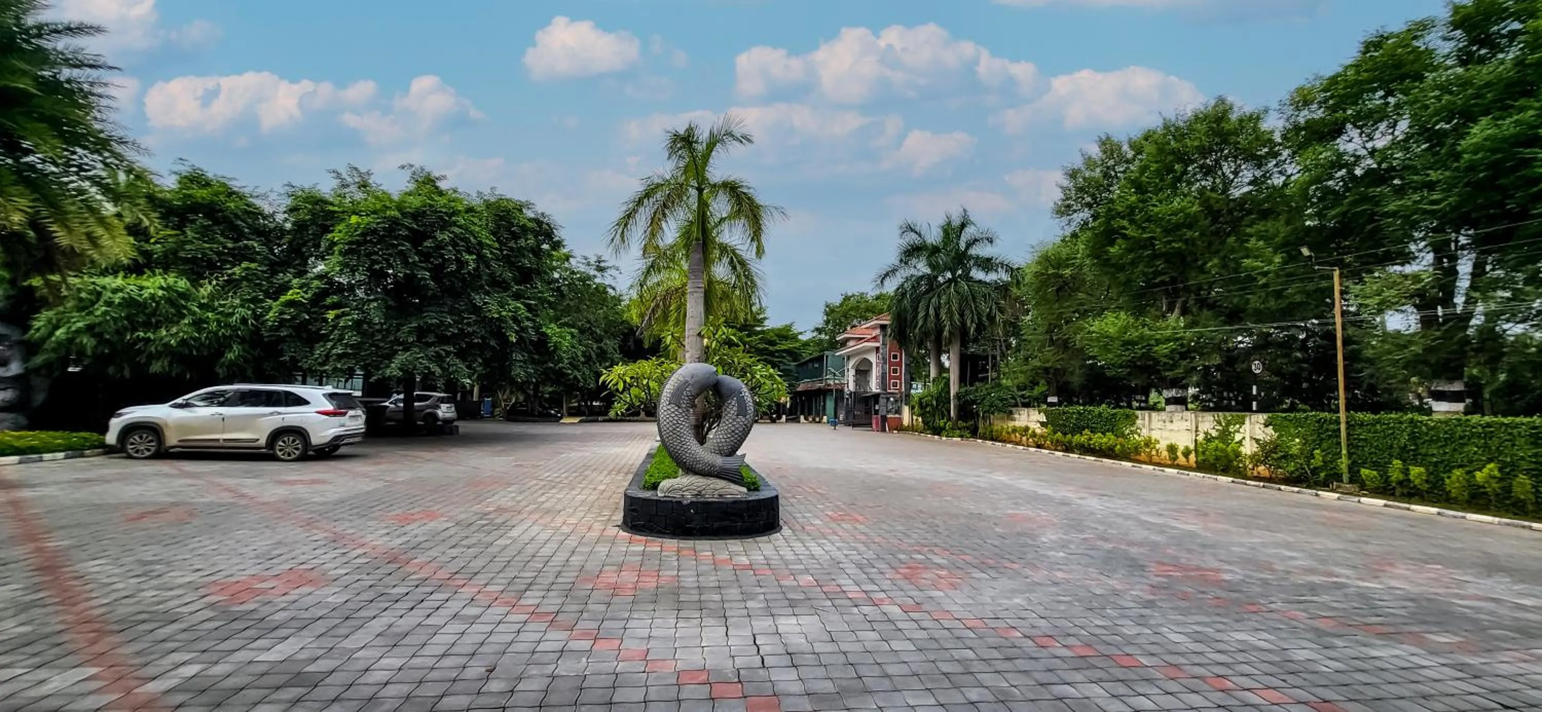 Facade/entrance in Sakthi River Resort