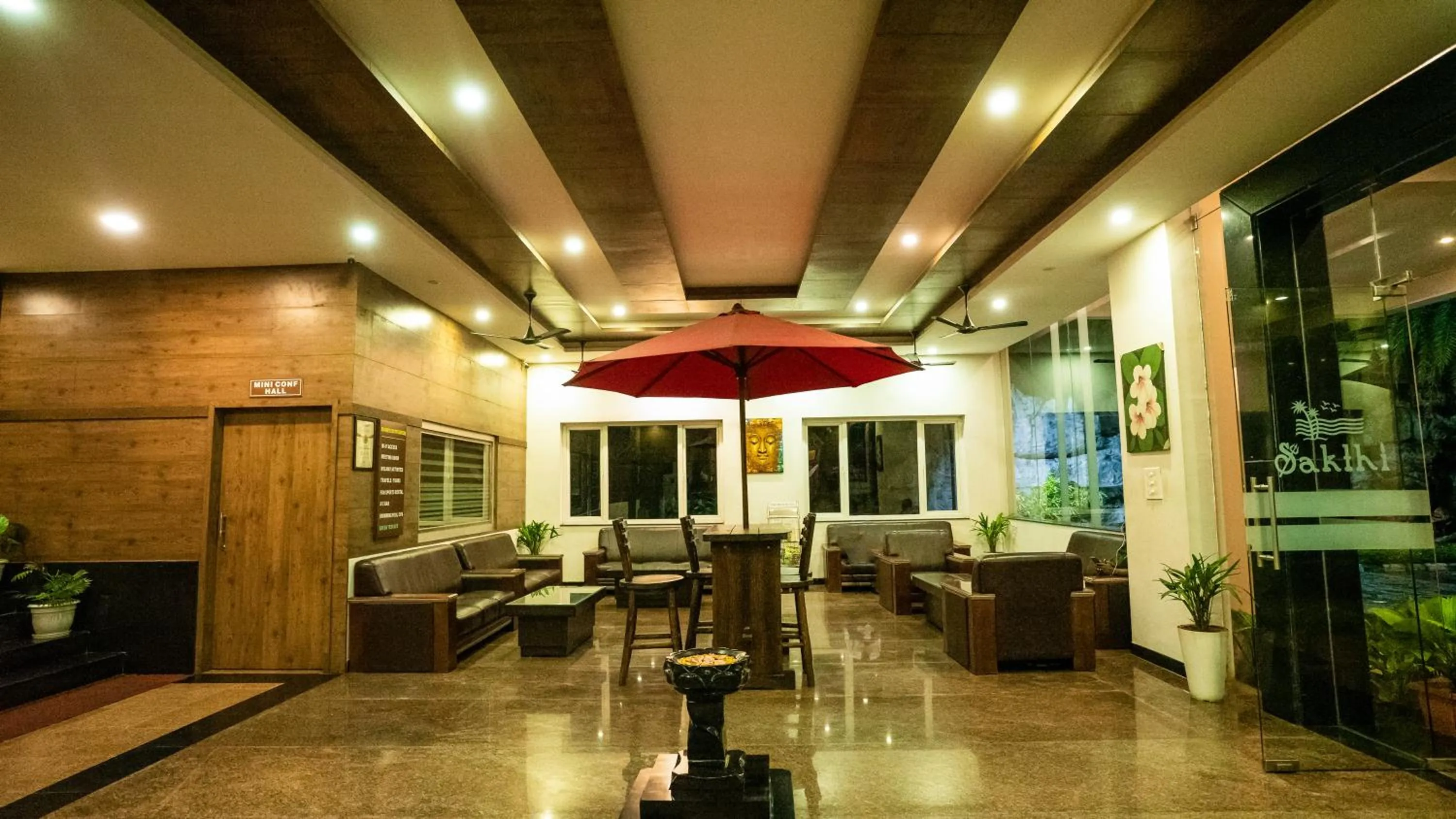 Living room in Sakthi River Resort