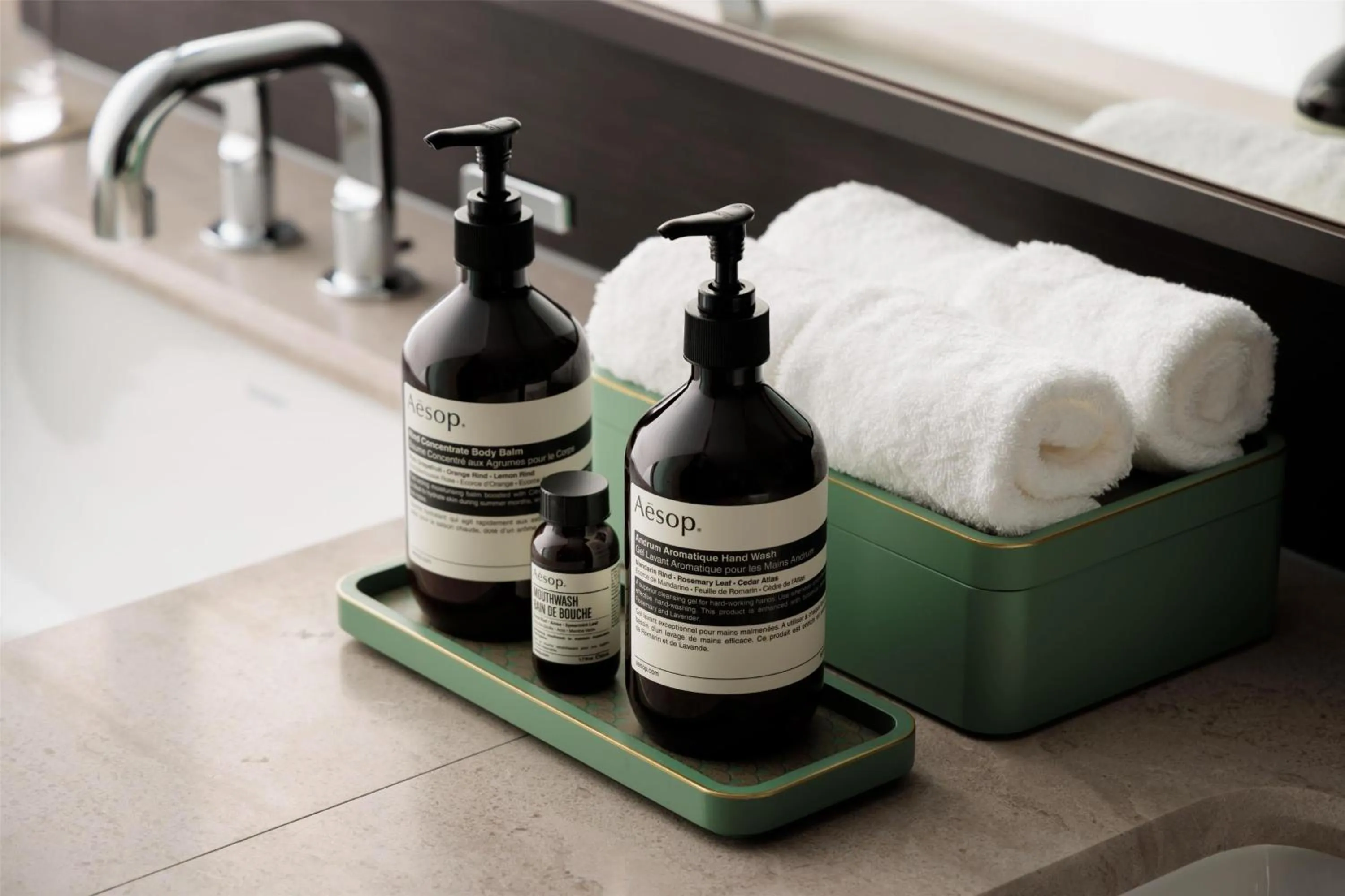 Bathroom in Waldorf Astoria Osaka