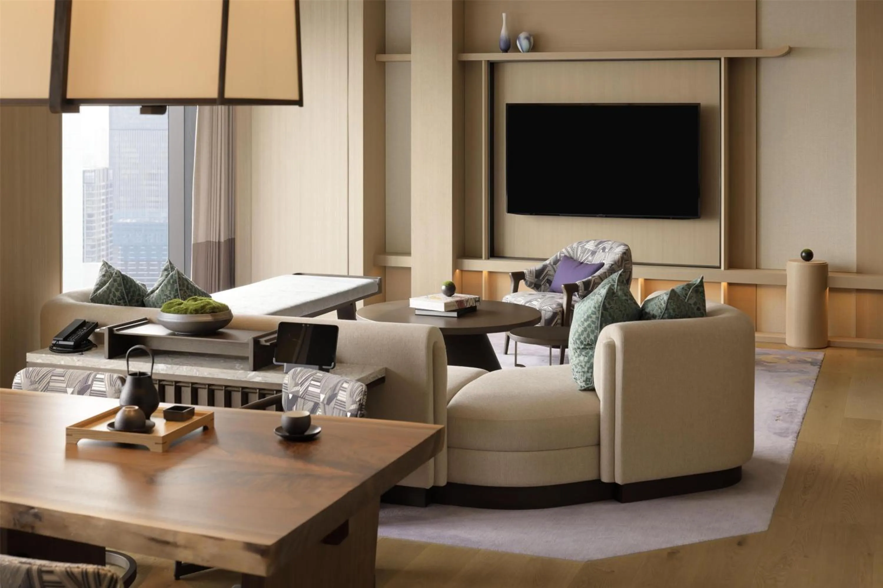 Living room in Waldorf Astoria Osaka
