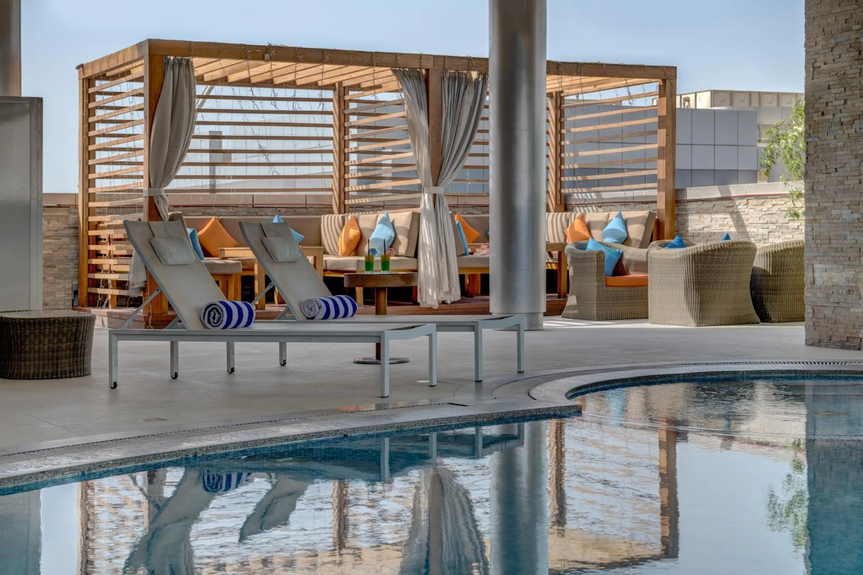 Swimming pool in TRYP by Wyndham Abu Dhabi City Center