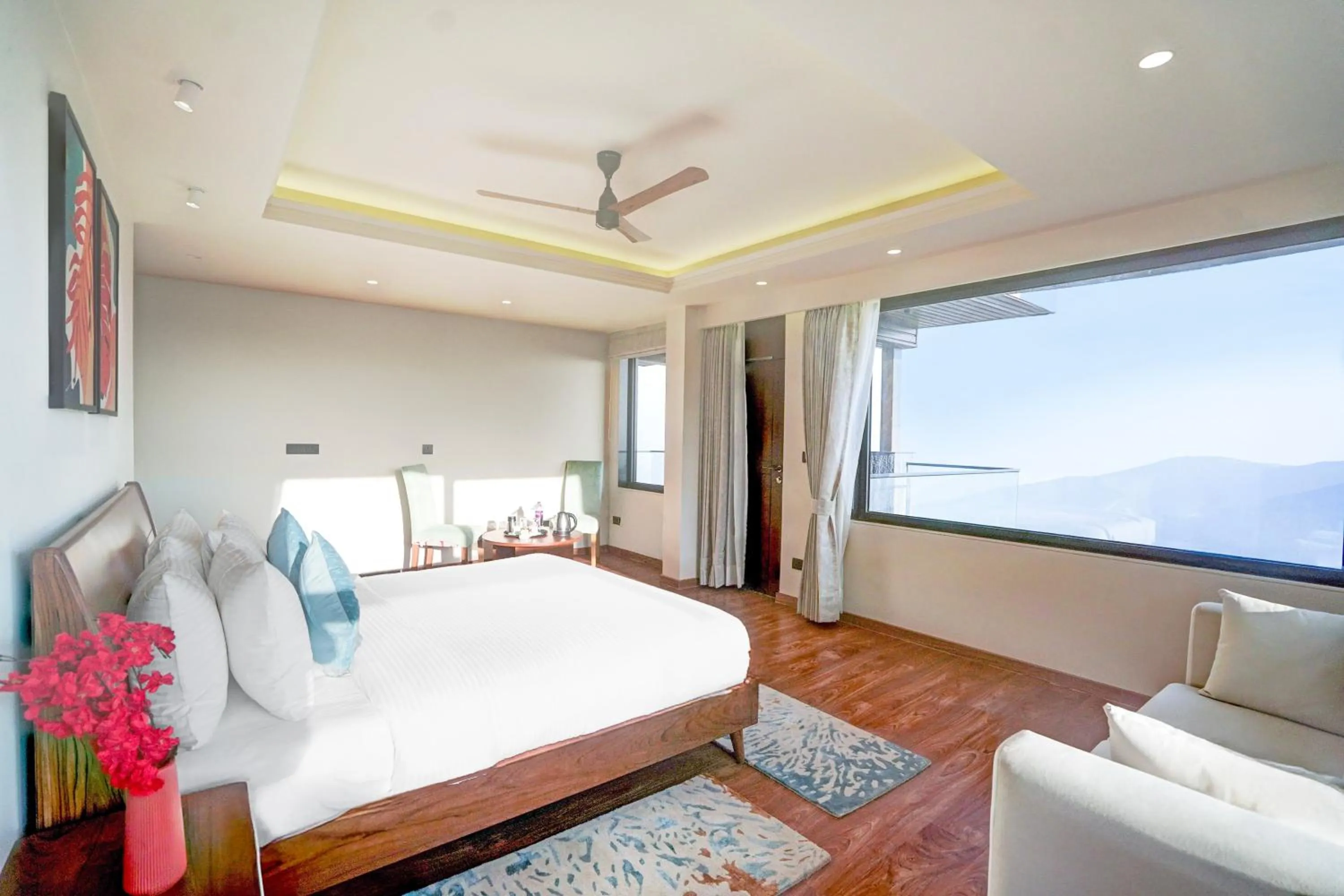 Bedroom, Bed in Sunday by CheckIn Premium 5 BHK Villa Mihika, Shimla