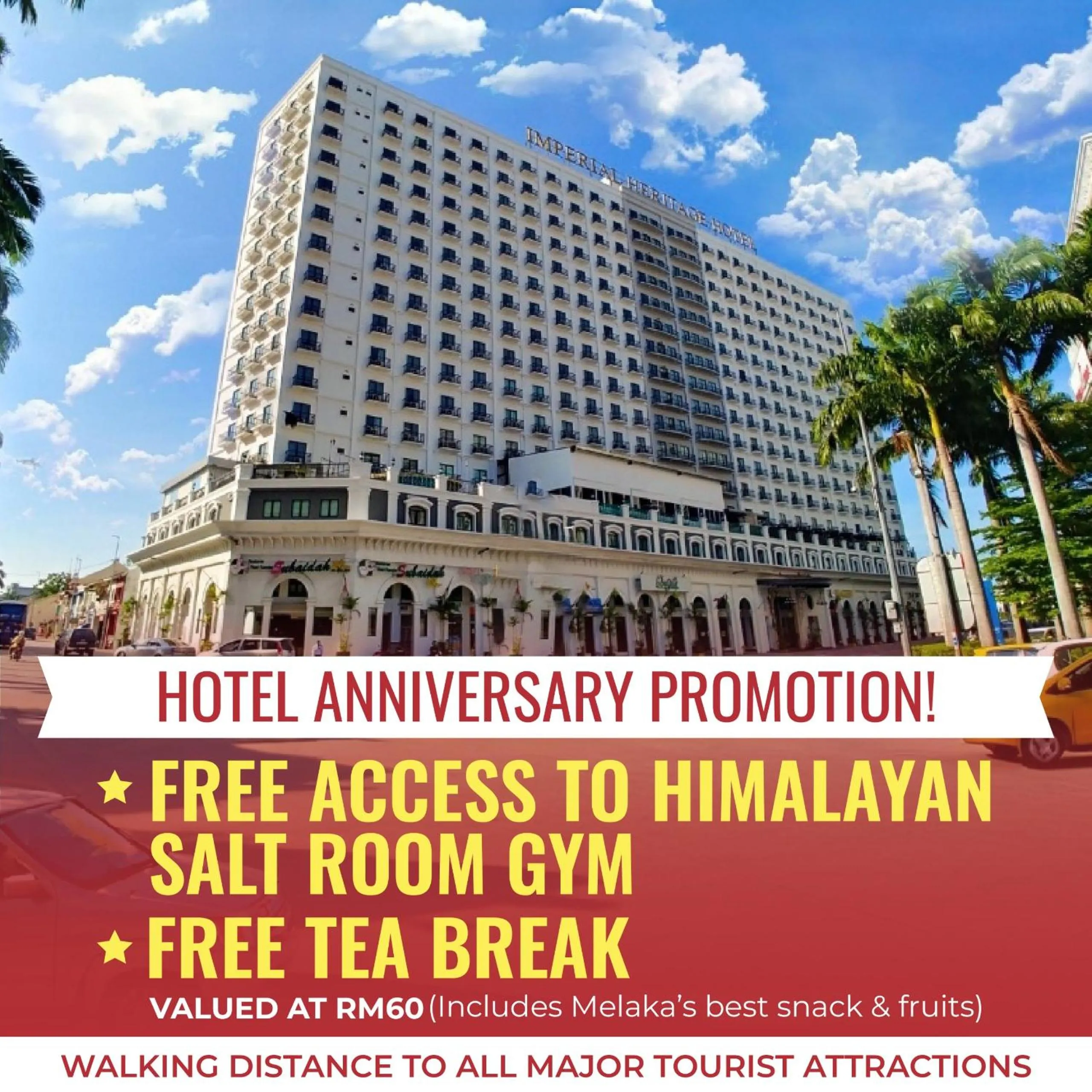 Property building in Imperial Heritage Hotel Melaka I City Centre I Free Wifi I Free Parking l Free Club Lounge Access