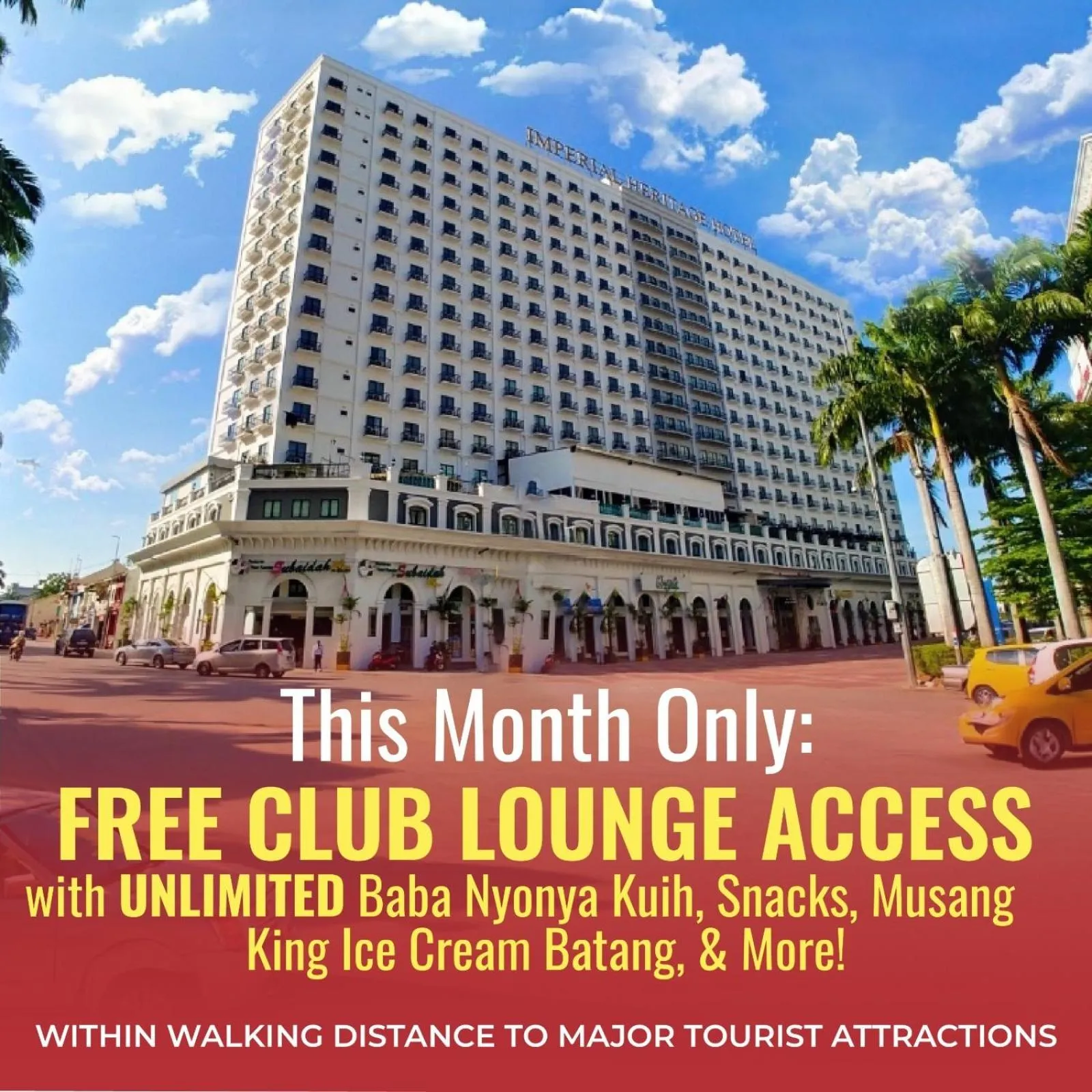 Property building in Imperial Heritage Hotel Melaka I City Centre I Free Wifi I Free Parking l Free Club Lounge Access