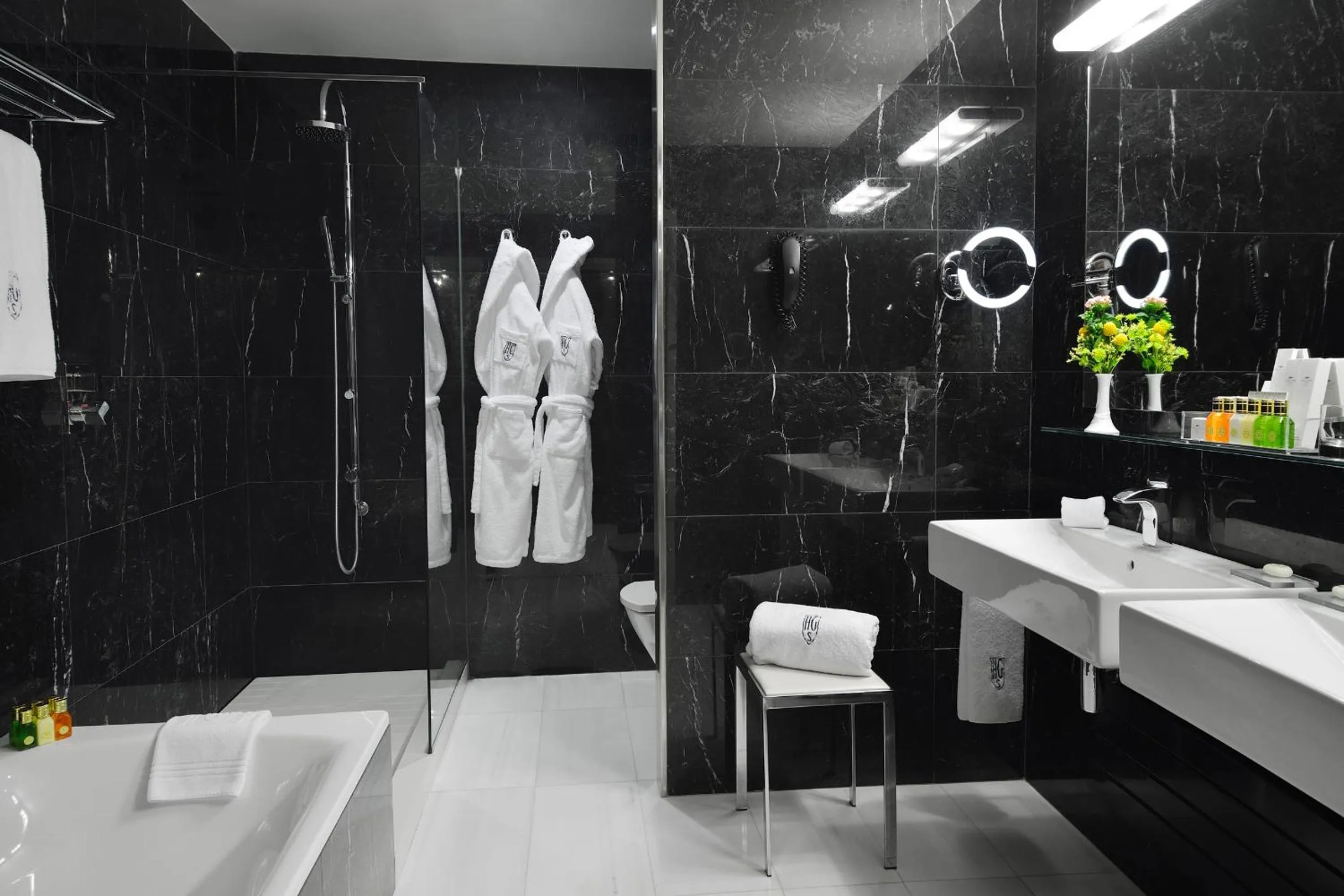 Bathroom in Hostal de la Gavina GL - The Leading Hotels of the World