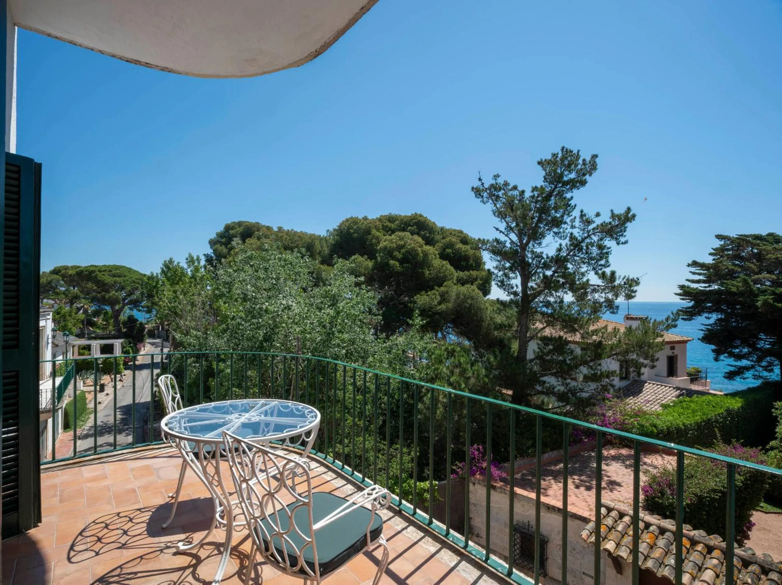 Balcony/Terrace in Hostal de la Gavina GL - The Leading Hotels of the World