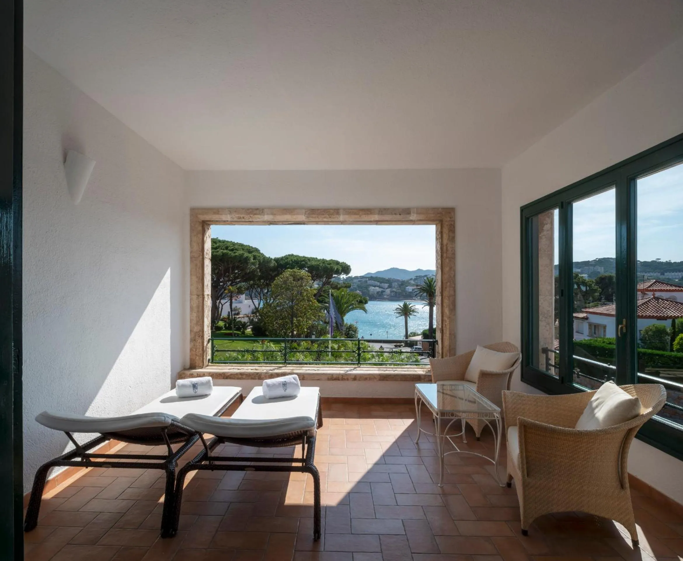 Balcony/Terrace in Hostal de la Gavina GL - The Leading Hotels of the World