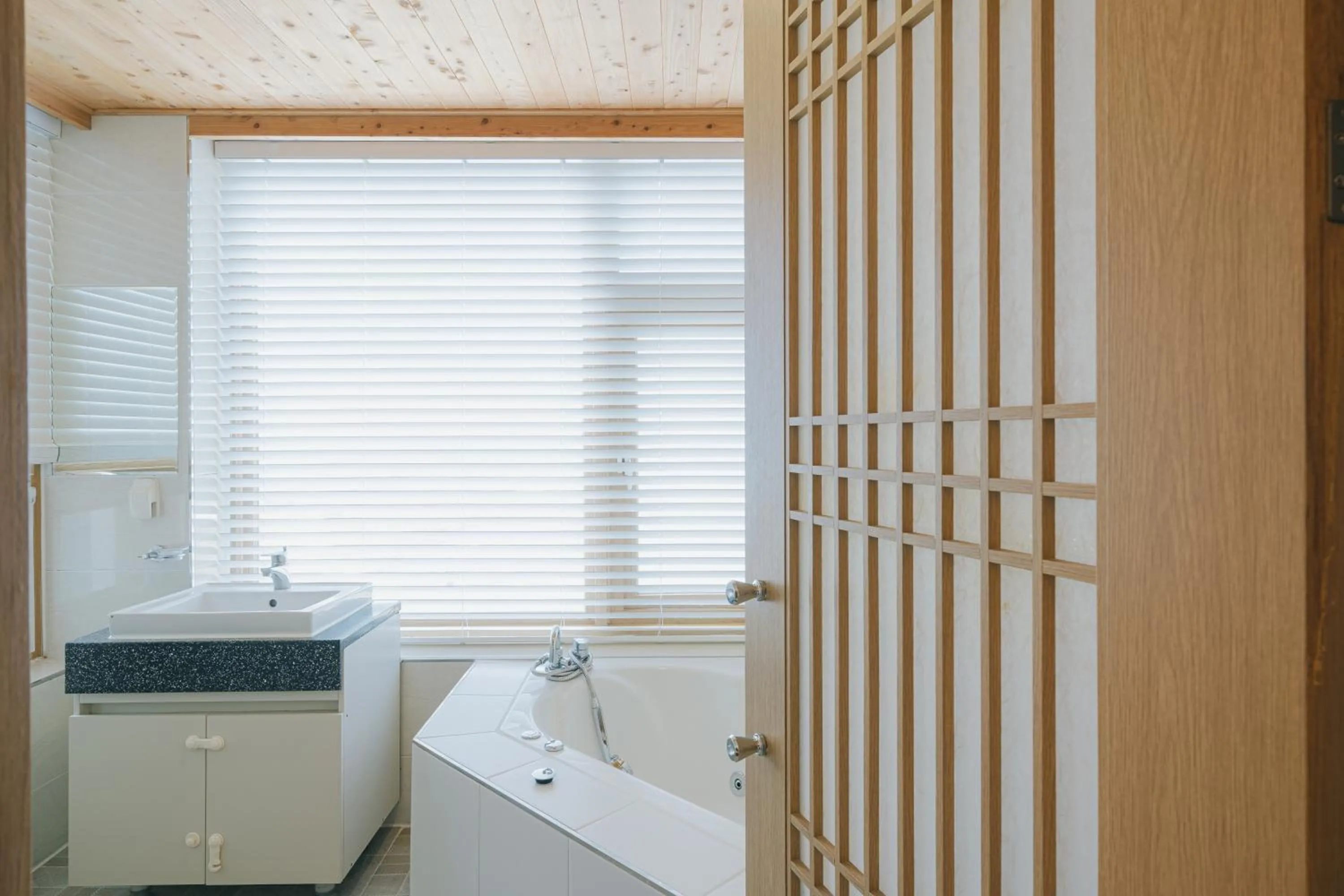 Bathroom in O2Heal resort