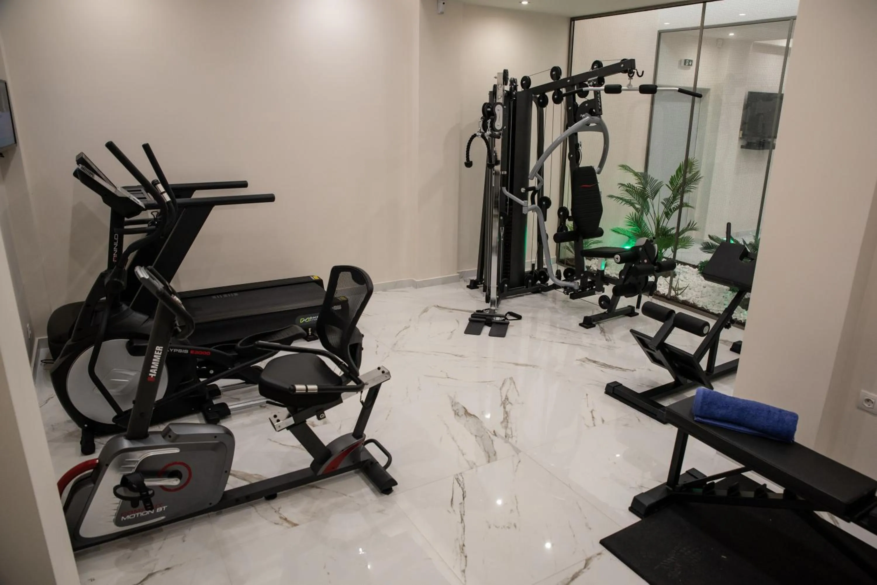Fitness centre/facilities in Lagaria Hotel