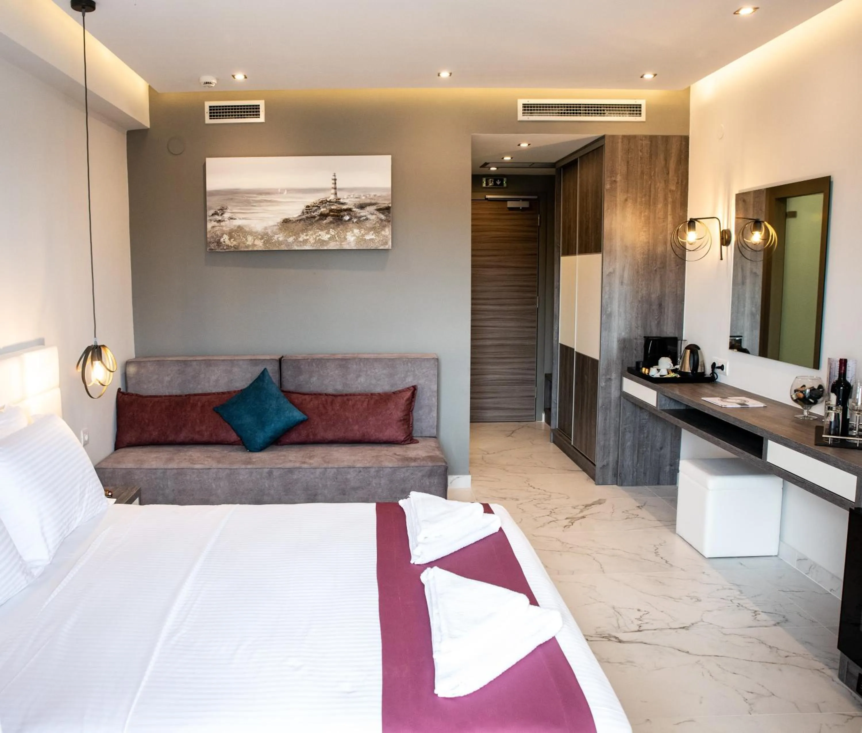 Bedroom, Bed in Lagaria Hotel