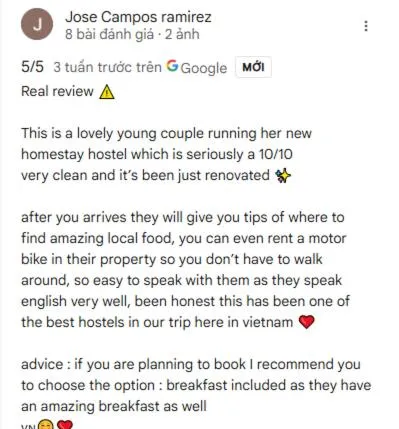 Text overlay in Hue Ancient Town - Homestay in Hue