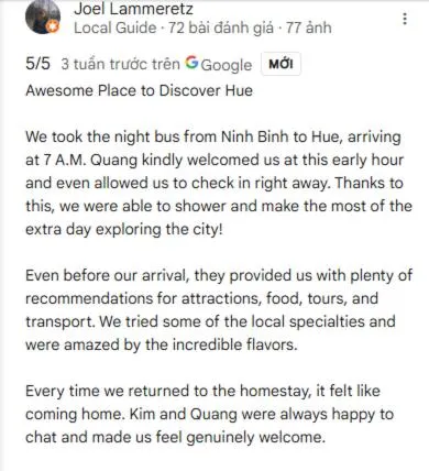 Text overlay in Hue Ancient Town - Homestay in Hue