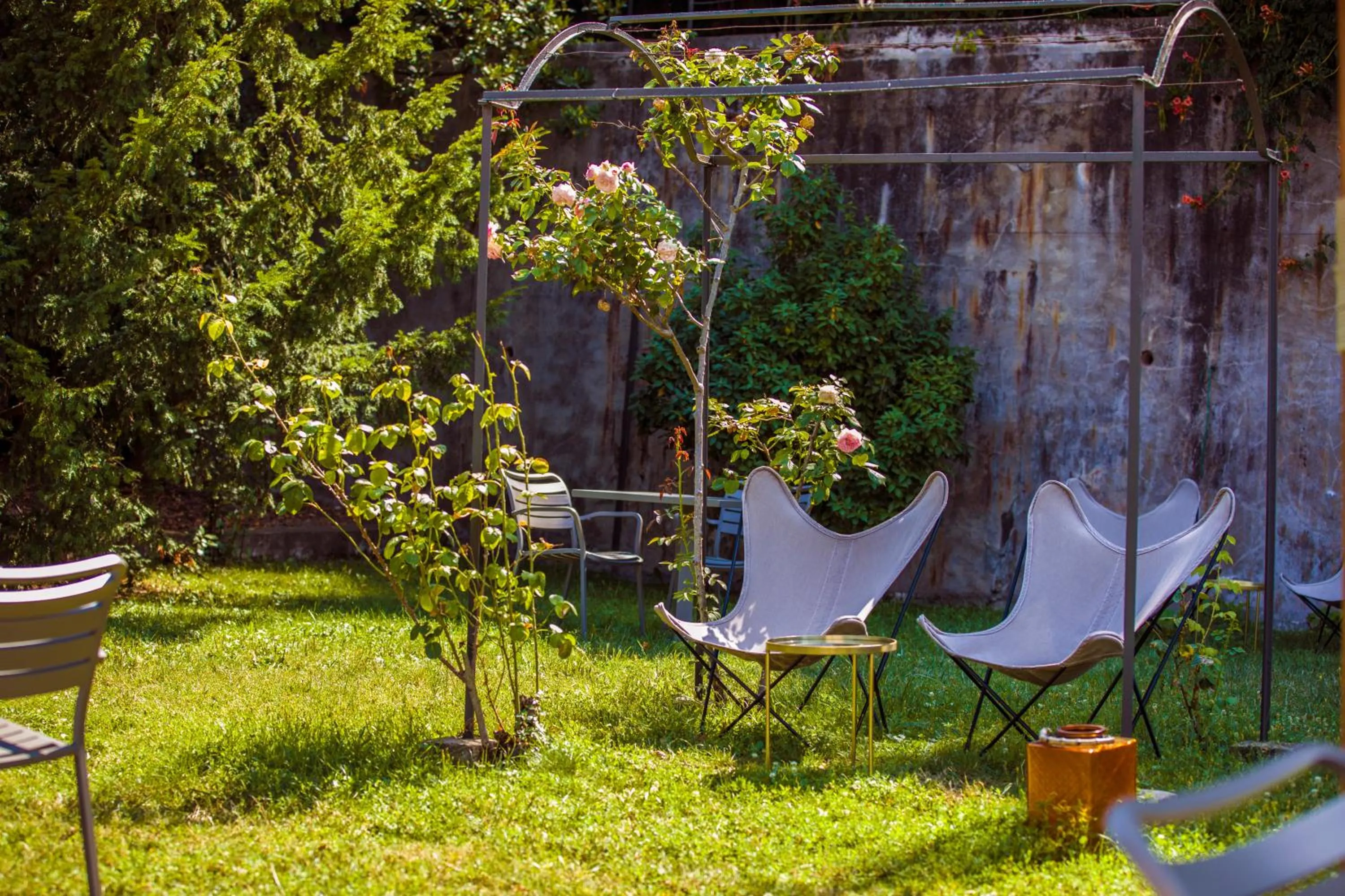 Garden in Hôtel de la Villeon