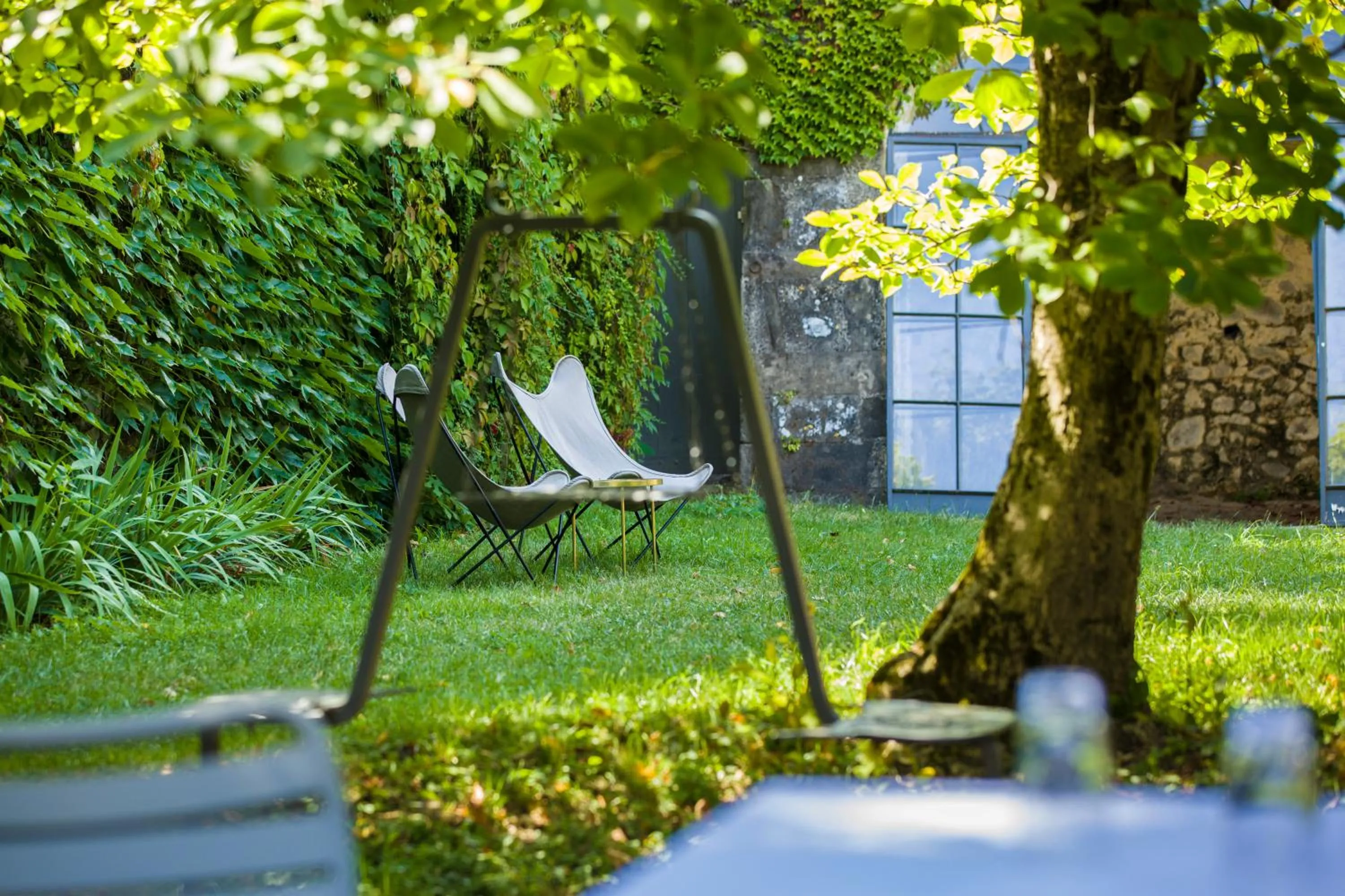 Garden in Hôtel de la Villeon
